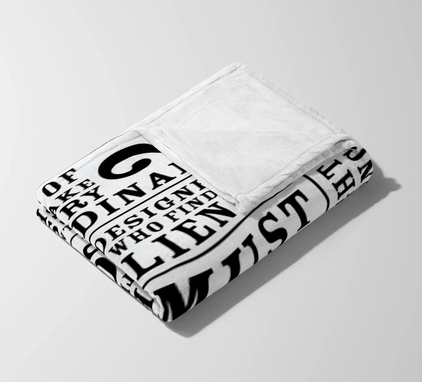 7 Rules fleece blanket by Mr Cup