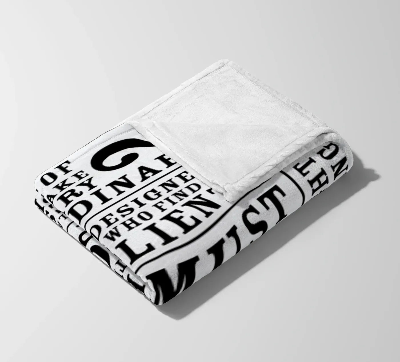7 Rules fleece blanket by Mr Cup
