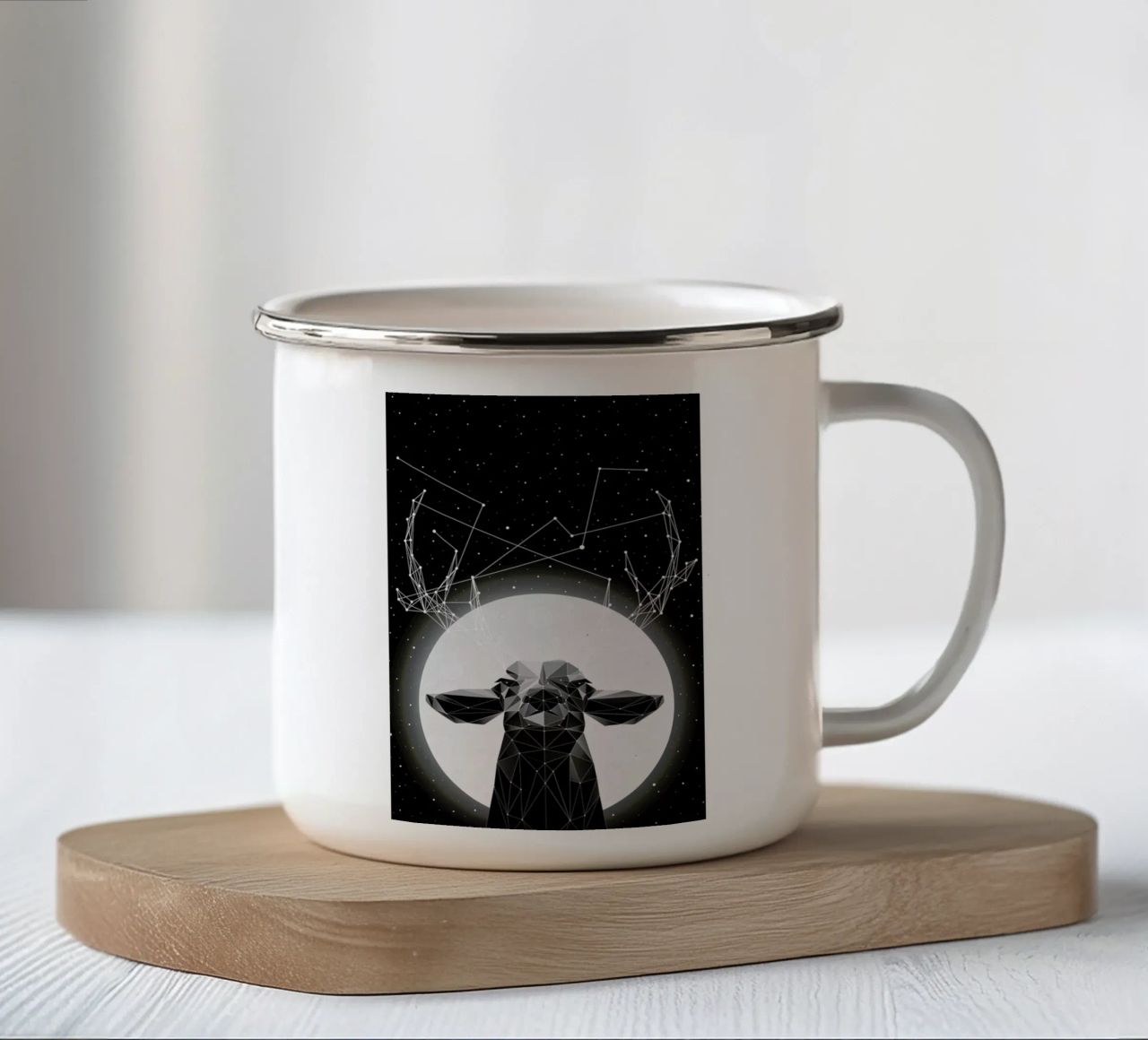 The Banyan Deer tazza in smalto da Davies Babies