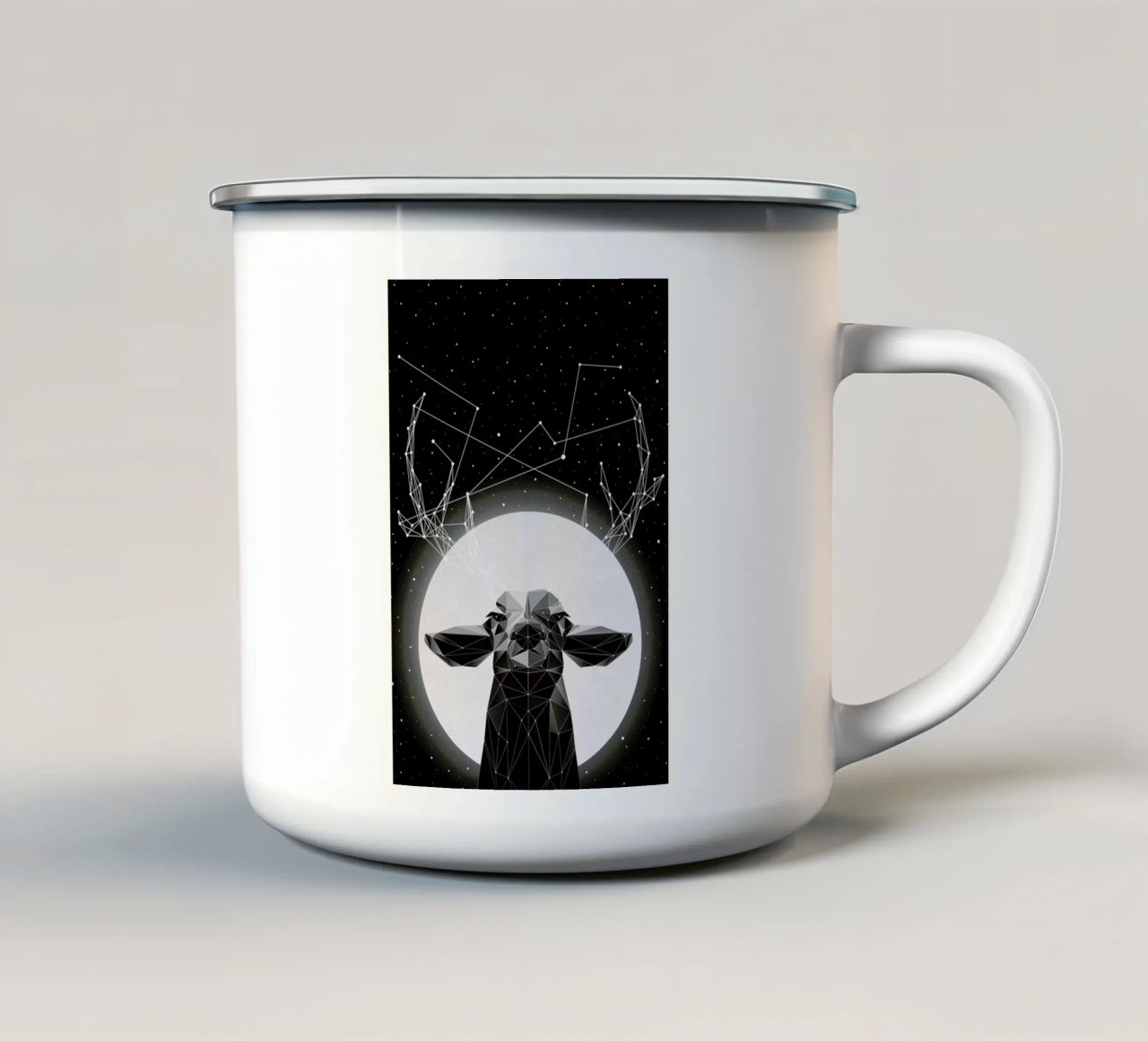 The Banyan Deer tazza in smalto da Davies Babies