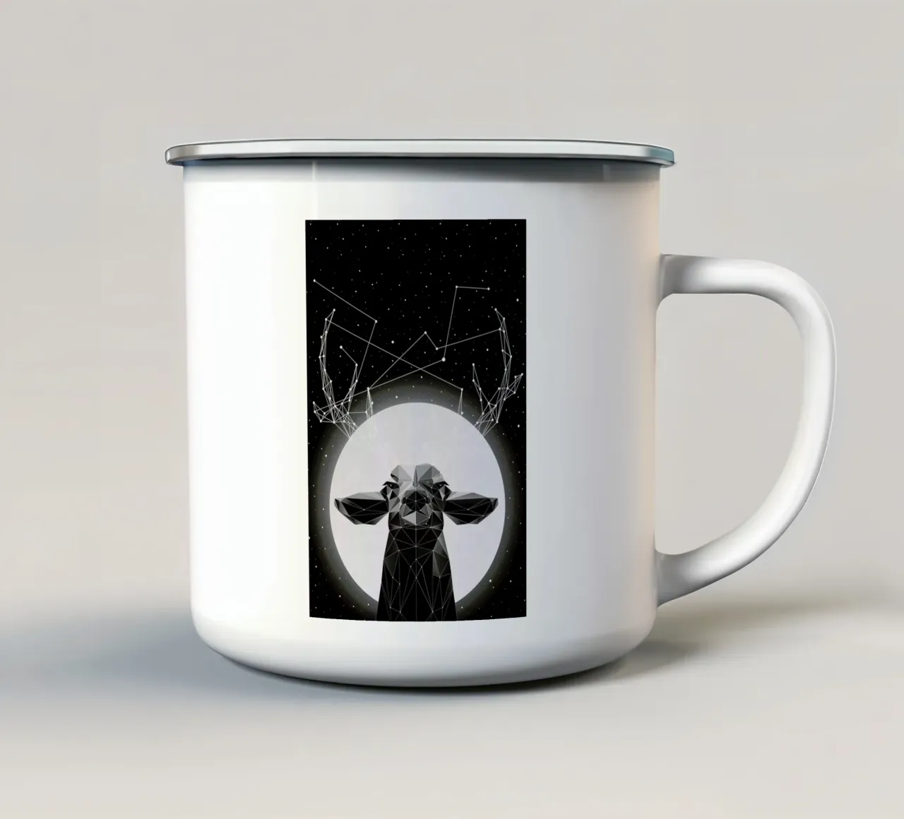 The Banyan Deer tazza in smalto da Davies Babies