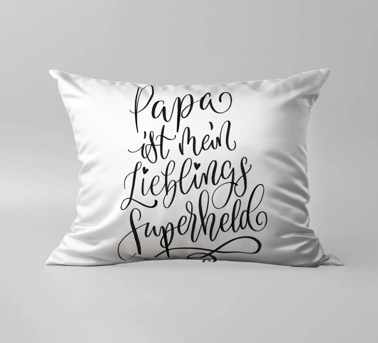 Papà è il mio supereroe preferito. cuscino da CalliLetters