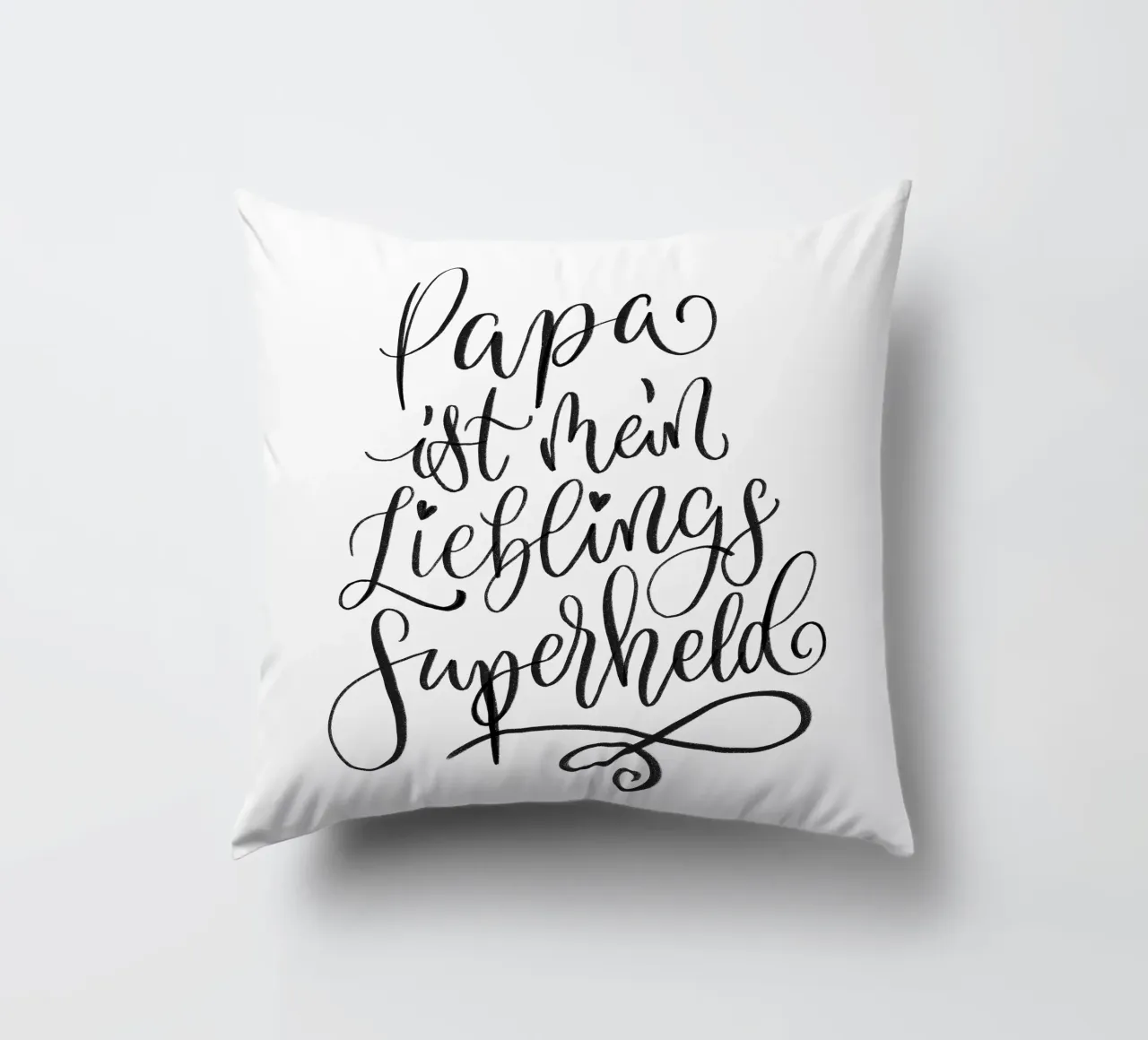 Papà è il mio supereroe preferito. cuscino da CalliLetters