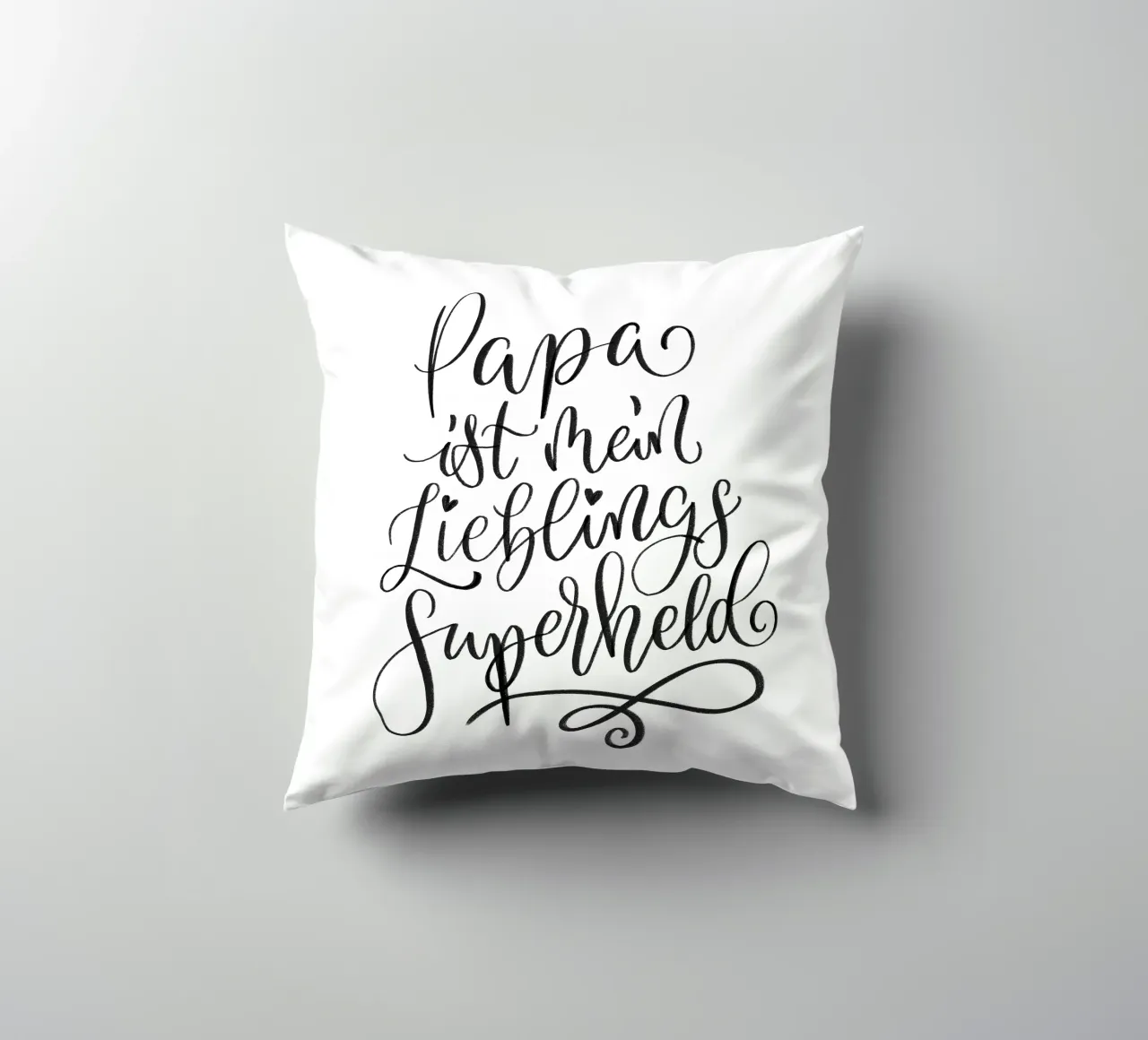 Papà è il mio supereroe preferito. cuscino da CalliLetters