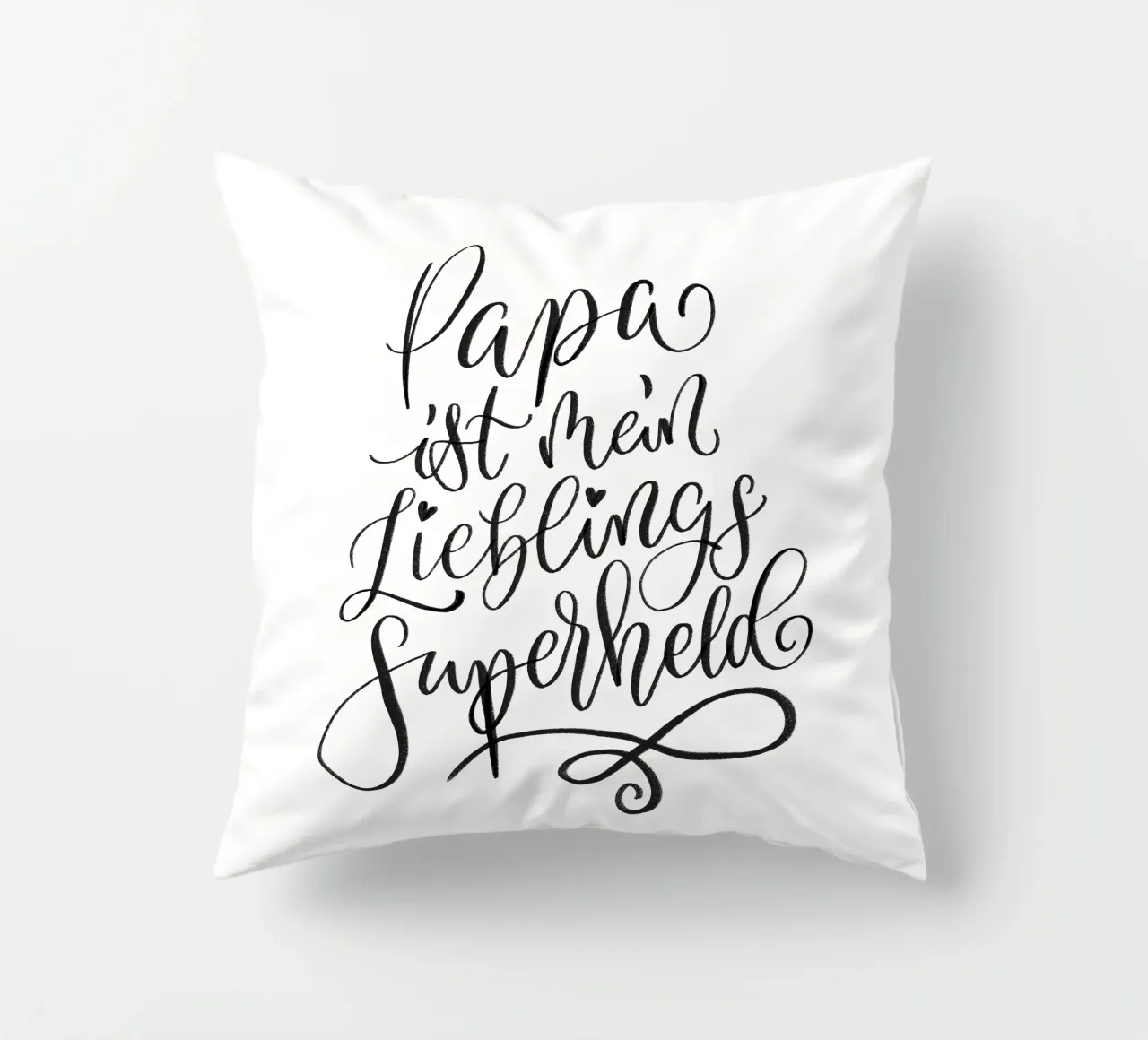Papà è il mio supereroe preferito. cuscino da CalliLetters