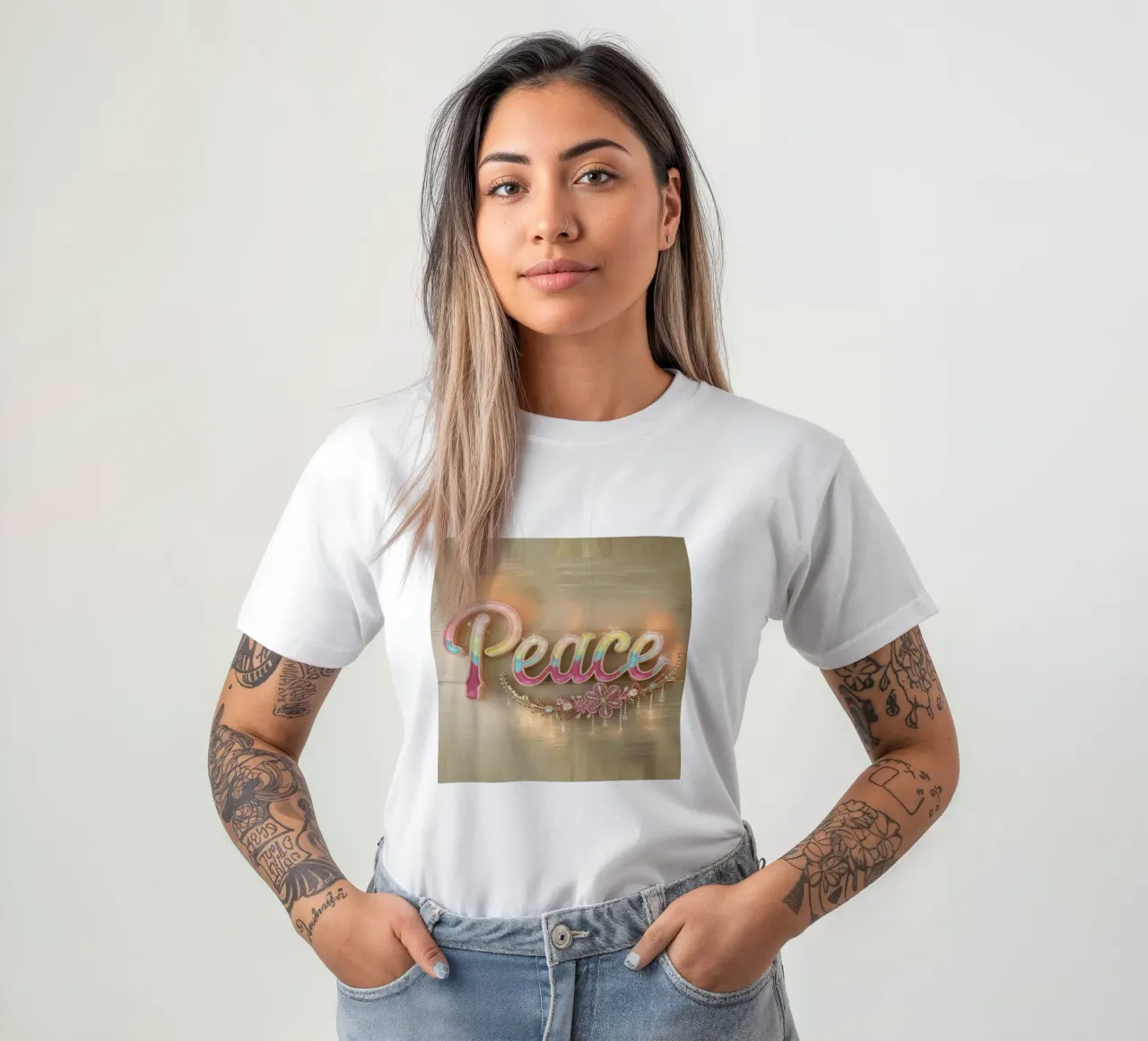 Pace e amore t-shirt da dinem