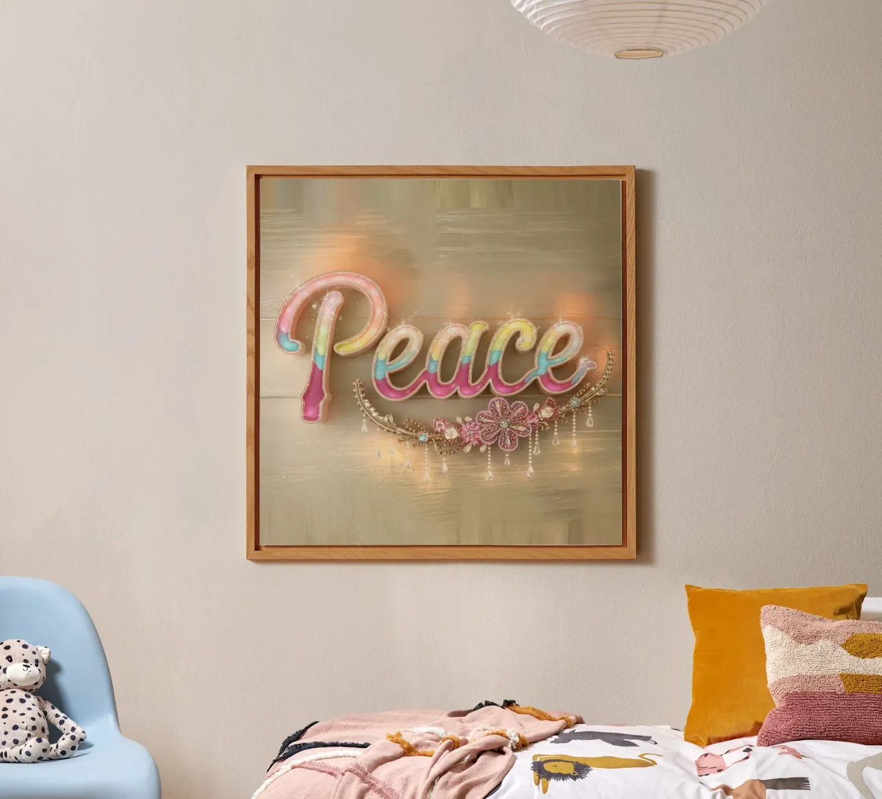 Pace e amore alluminio dibond da dinem