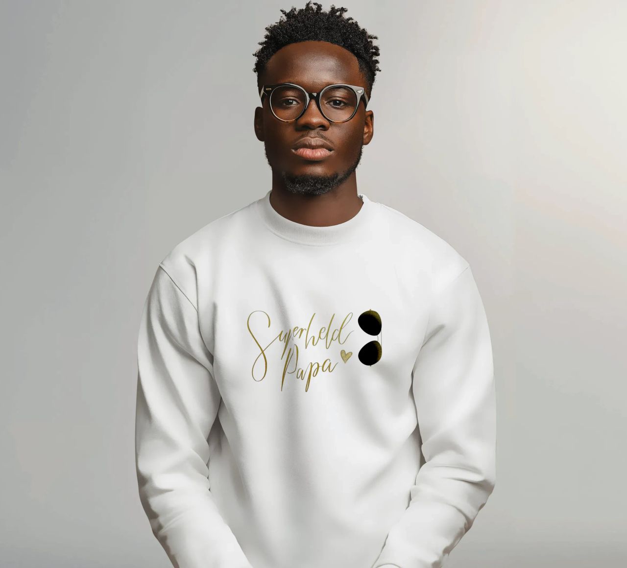 Superheld vader. Personaliseer je ontwerp voor je vader. sweatshirt van CalliLetters
