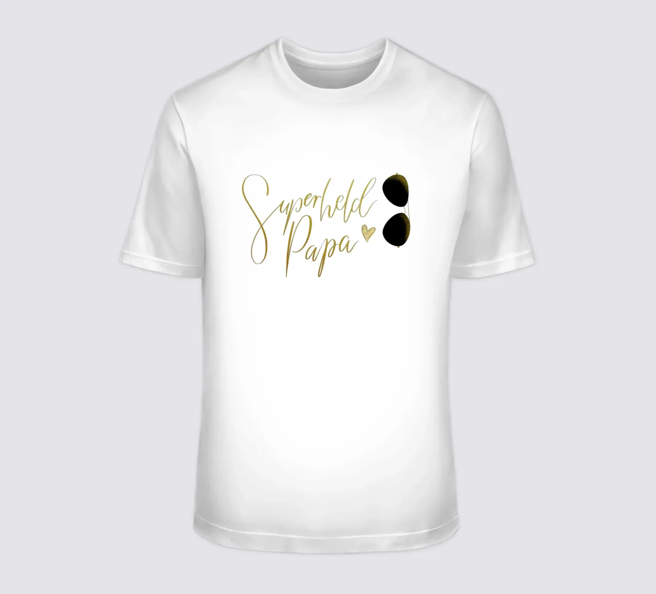 Superheld Papa. Personalisiere dein Motiv für deinen Papa. T-Shirt von CalliLetters