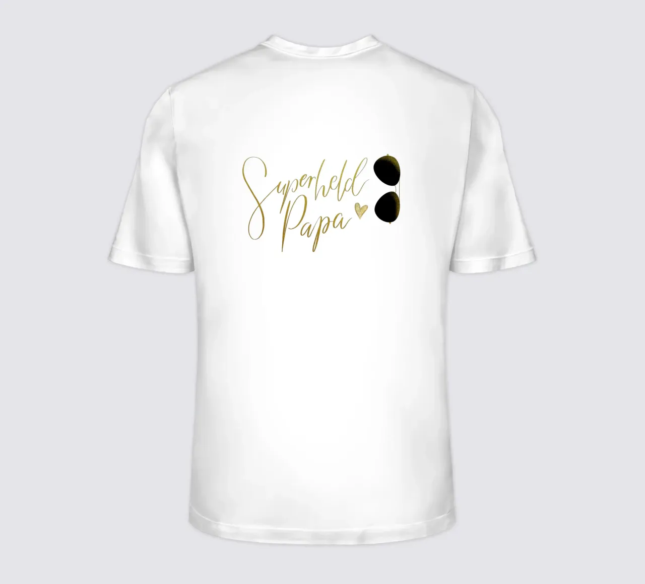 Superheld Papa. Personalisiere dein Motiv für deinen Papa. T-Shirt von CalliLetters