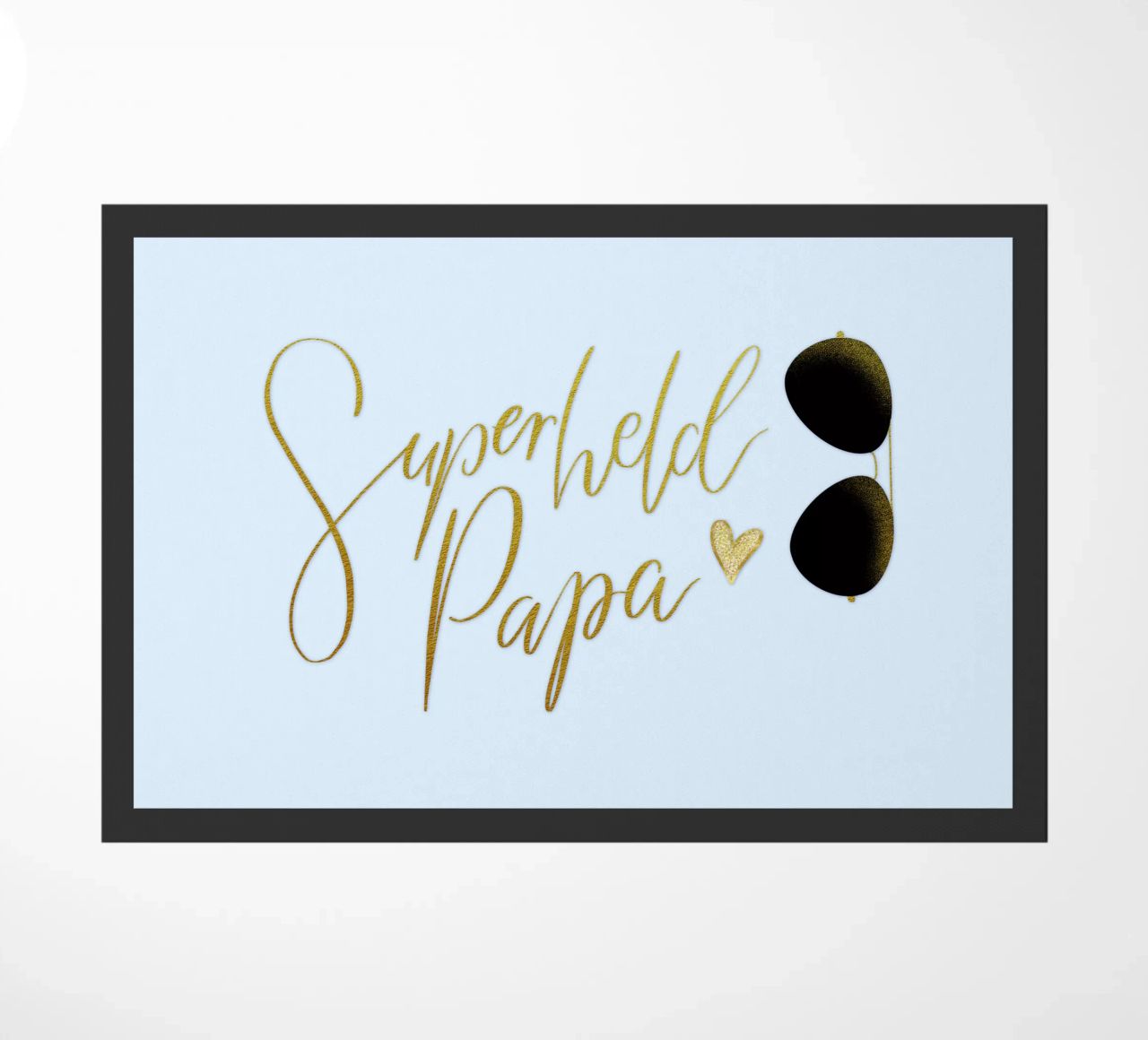 Superheld vader. Personaliseer je ontwerp voor je vader. deurmat van CalliLetters
