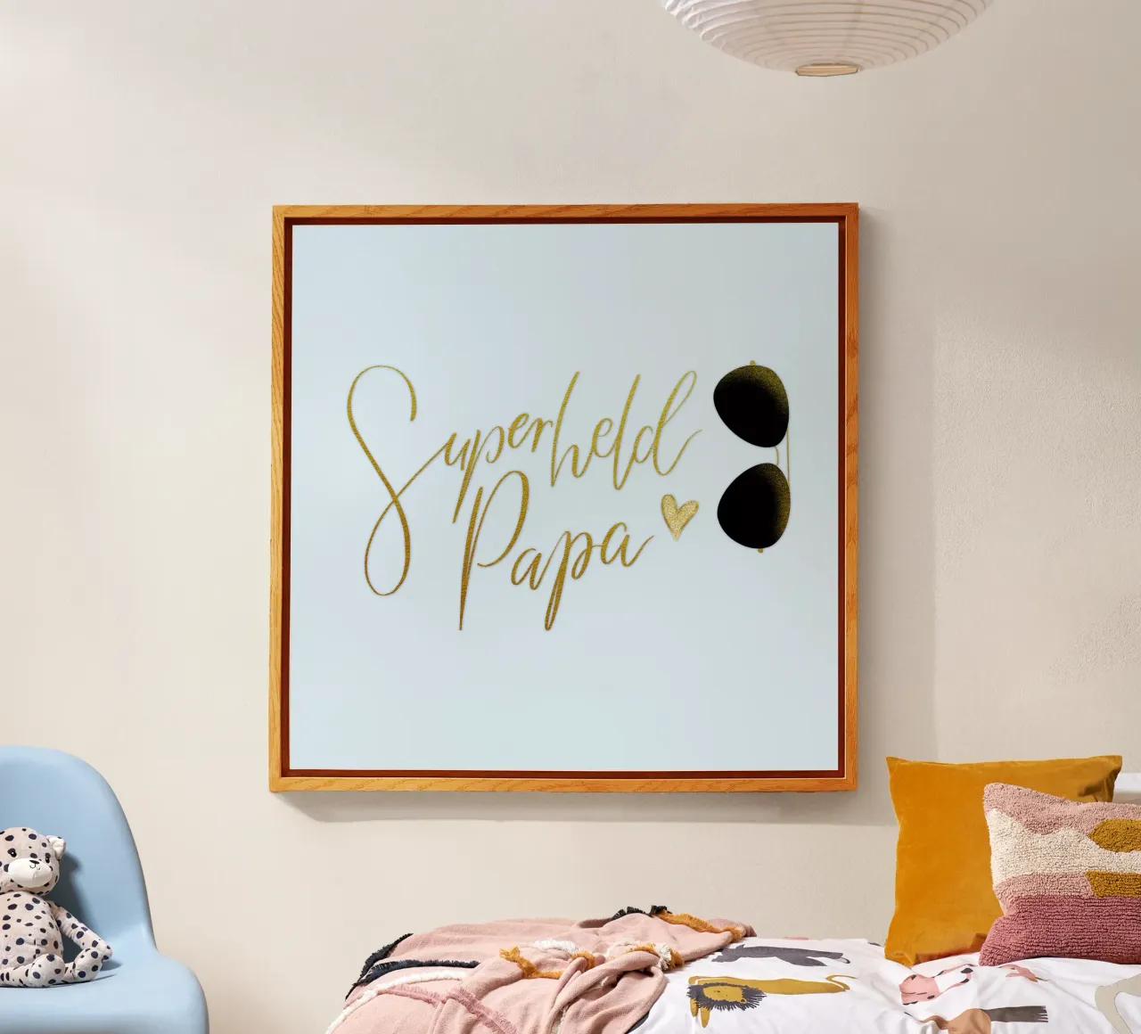 Superheld vader. Personaliseer je ontwerp voor je vader. acryl van CalliLetters