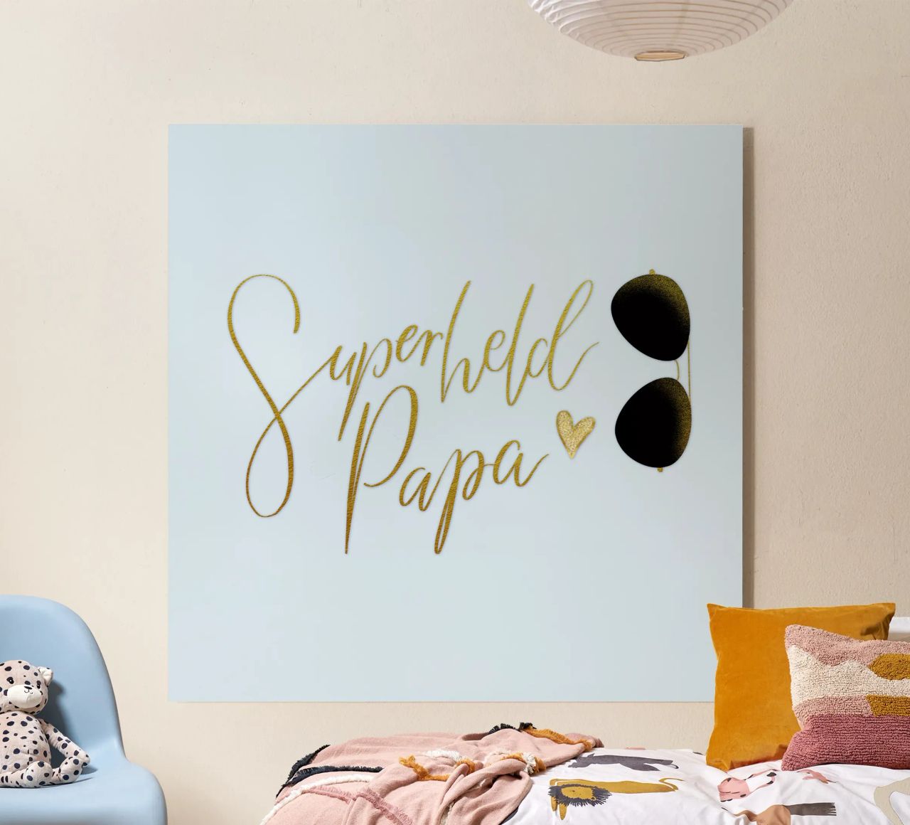Superheld vader. Personaliseer je ontwerp voor je vader. acryl van CalliLetters