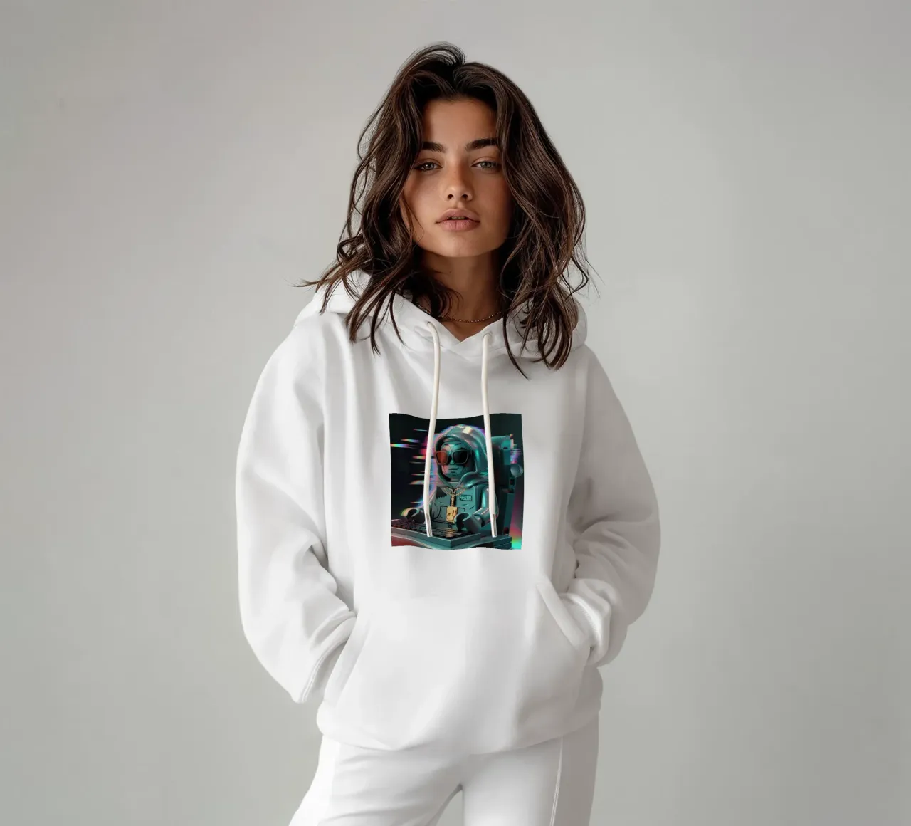 STILE DI VITA LEGO HACKER felpa con cappuccio da dinem