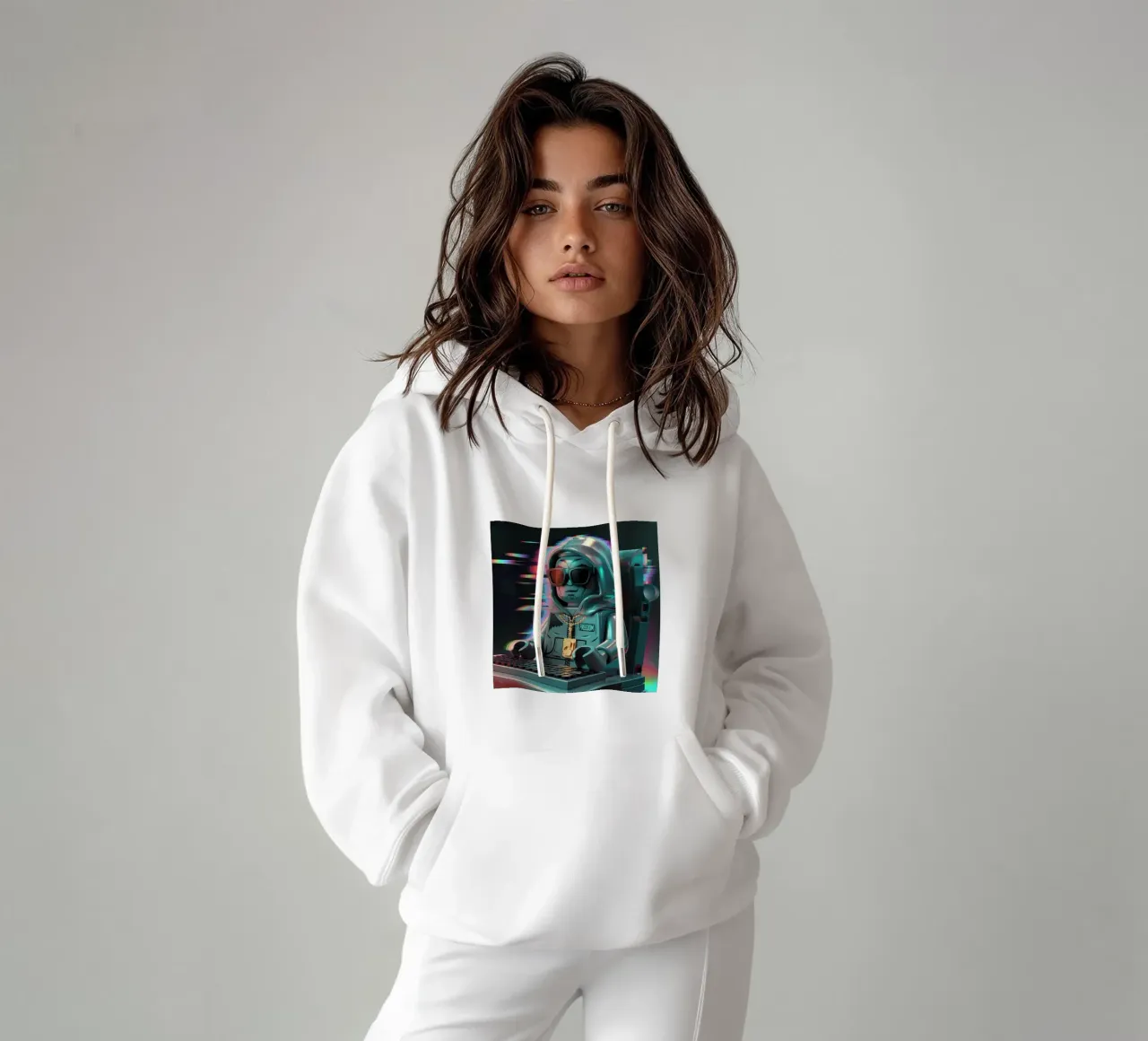 STILE DI VITA LEGO HACKER felpa con cappuccio da dinem