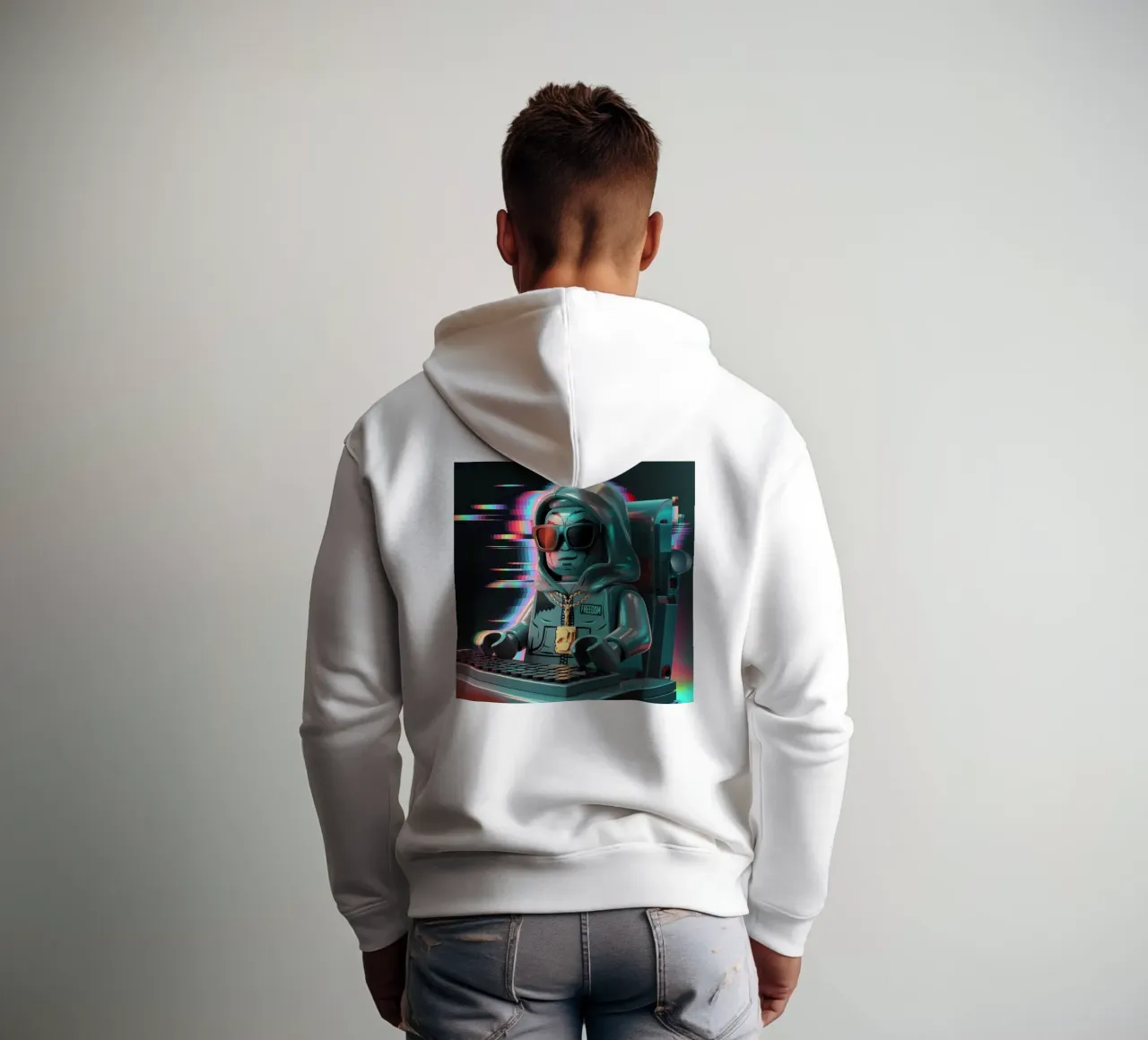 STILE DI VITA LEGO HACKER felpa con cappuccio da dinem