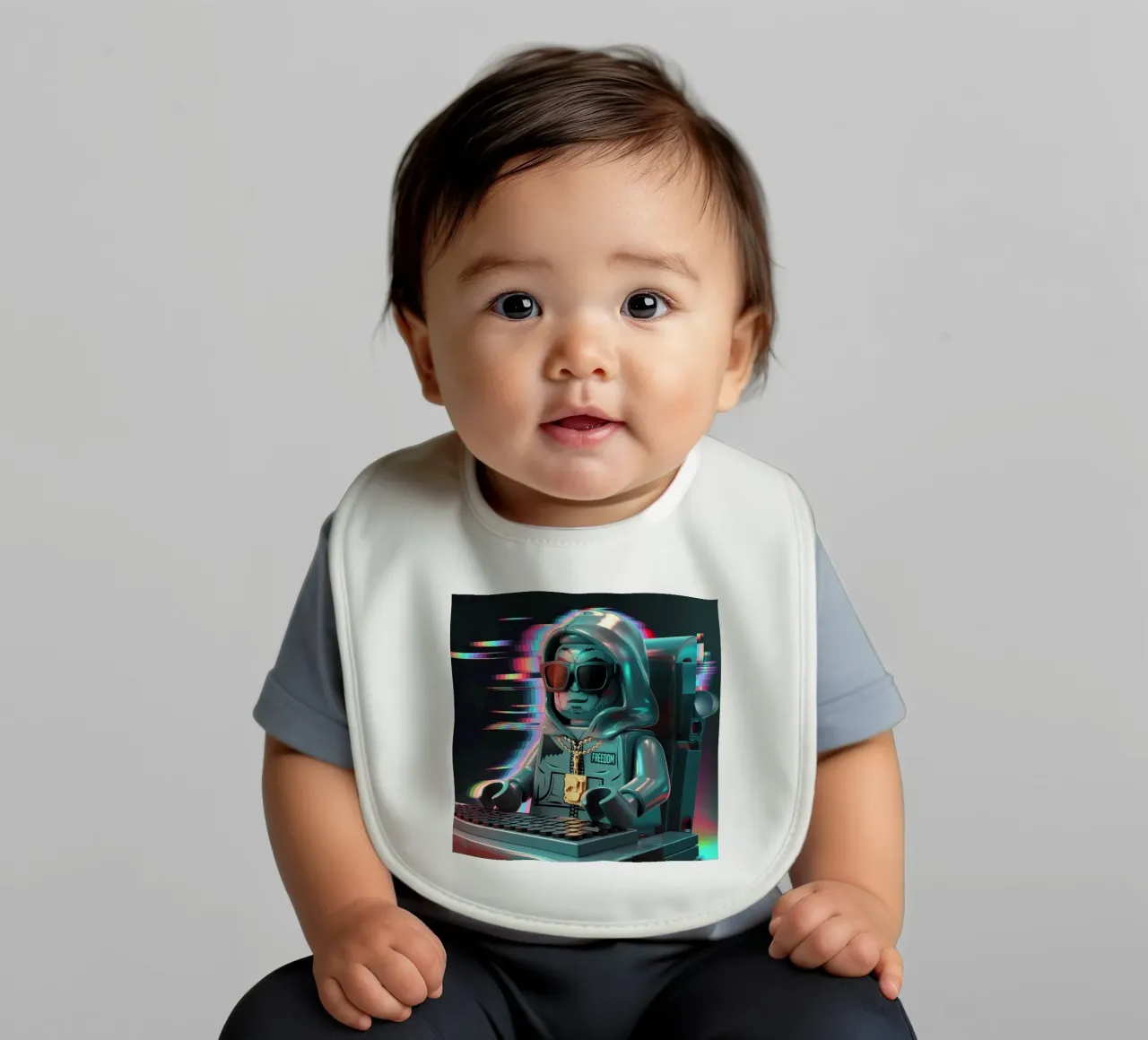 STILE DI VITA LEGO HACKER bavaglino da dinem