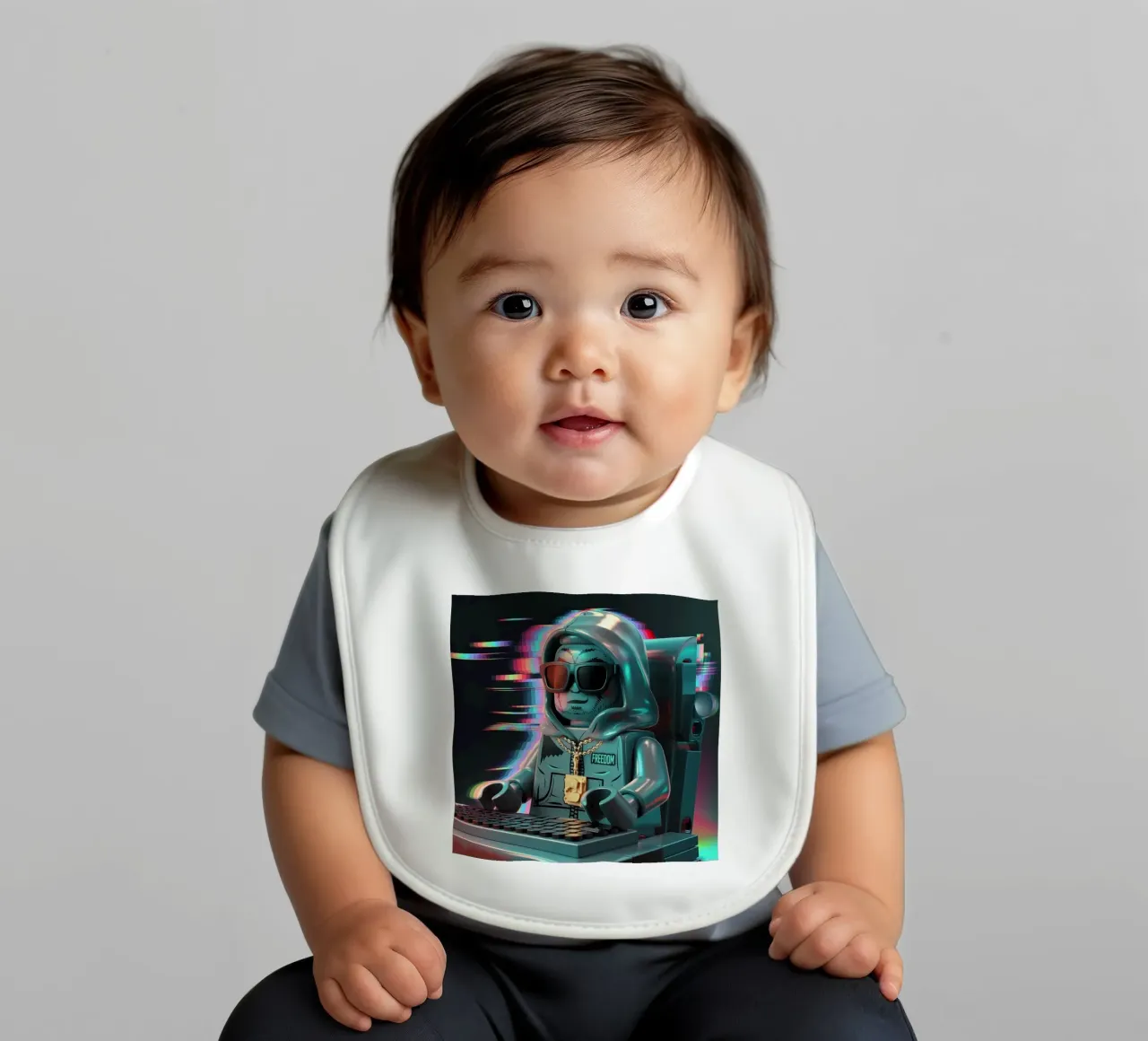 STILE DI VITA LEGO HACKER bavaglino da dinem