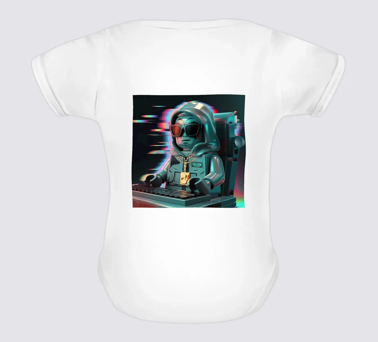 STILE DI VITA LEGO HACKER body neonato maniche corte da dinem