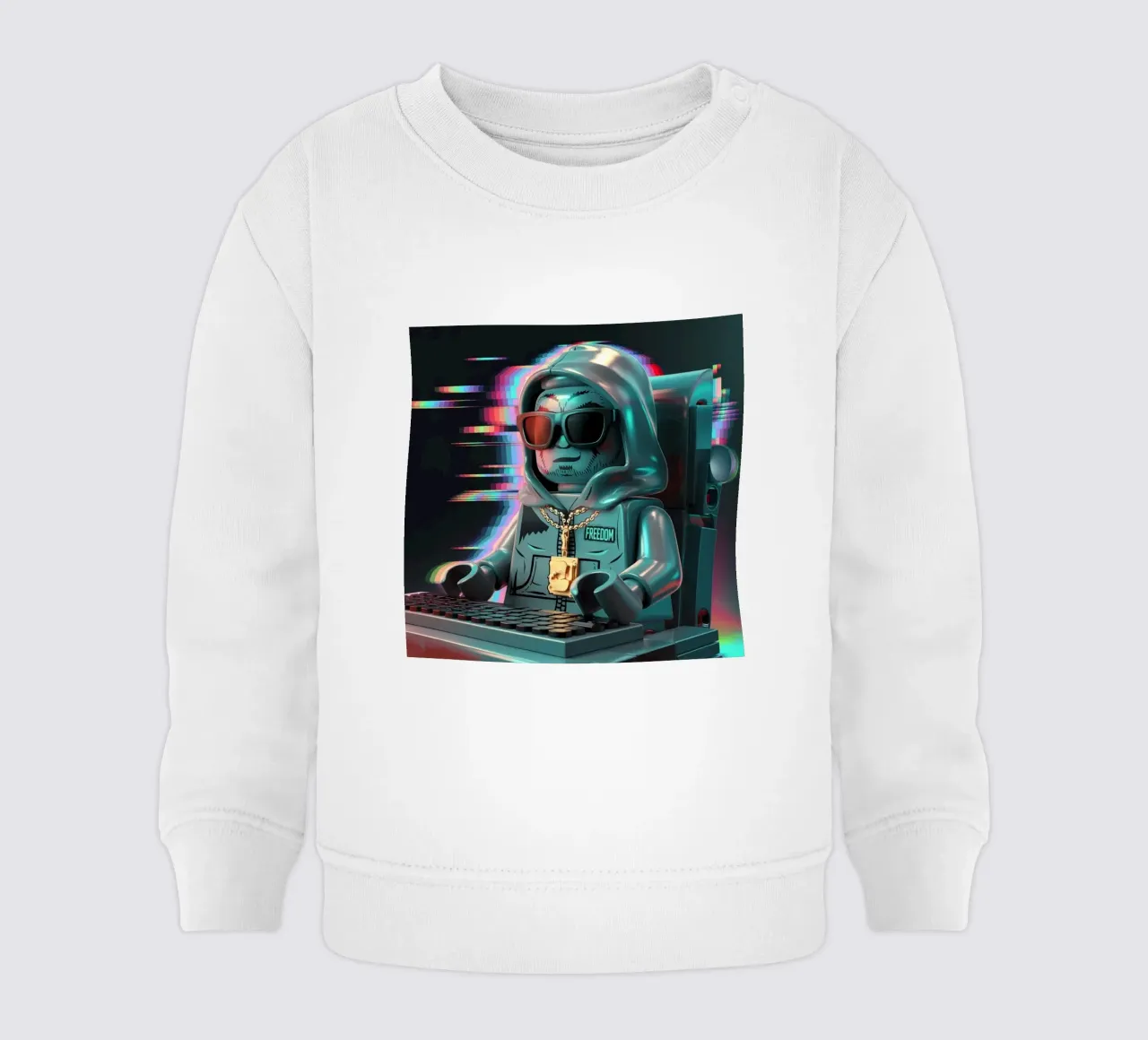 STILE DI VITA LEGO HACKER felpa neonato da dinem