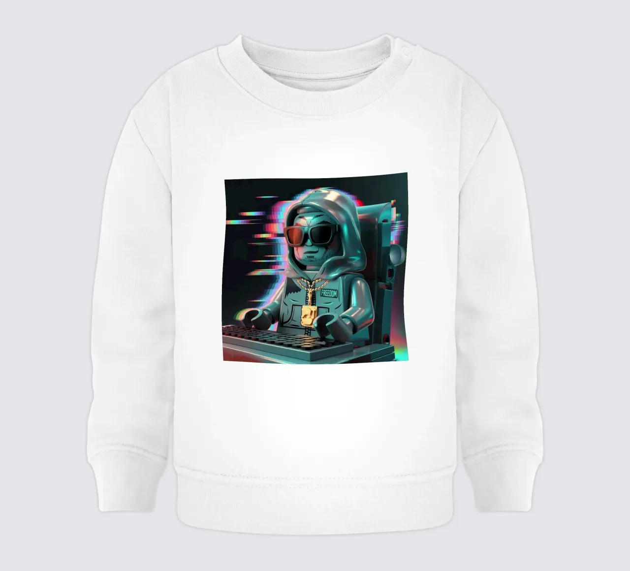 STILE DI VITA LEGO HACKER felpa neonato da dinem