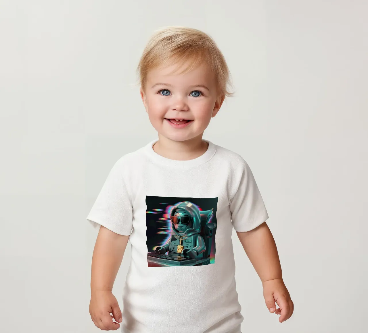 STILE DI VITA LEGO HACKER maglietta neonato da dinem