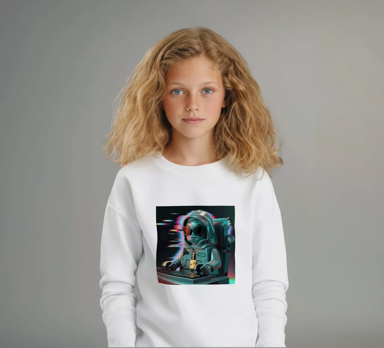 STILE DI VITA LEGO HACKER felpa bambino da dinem