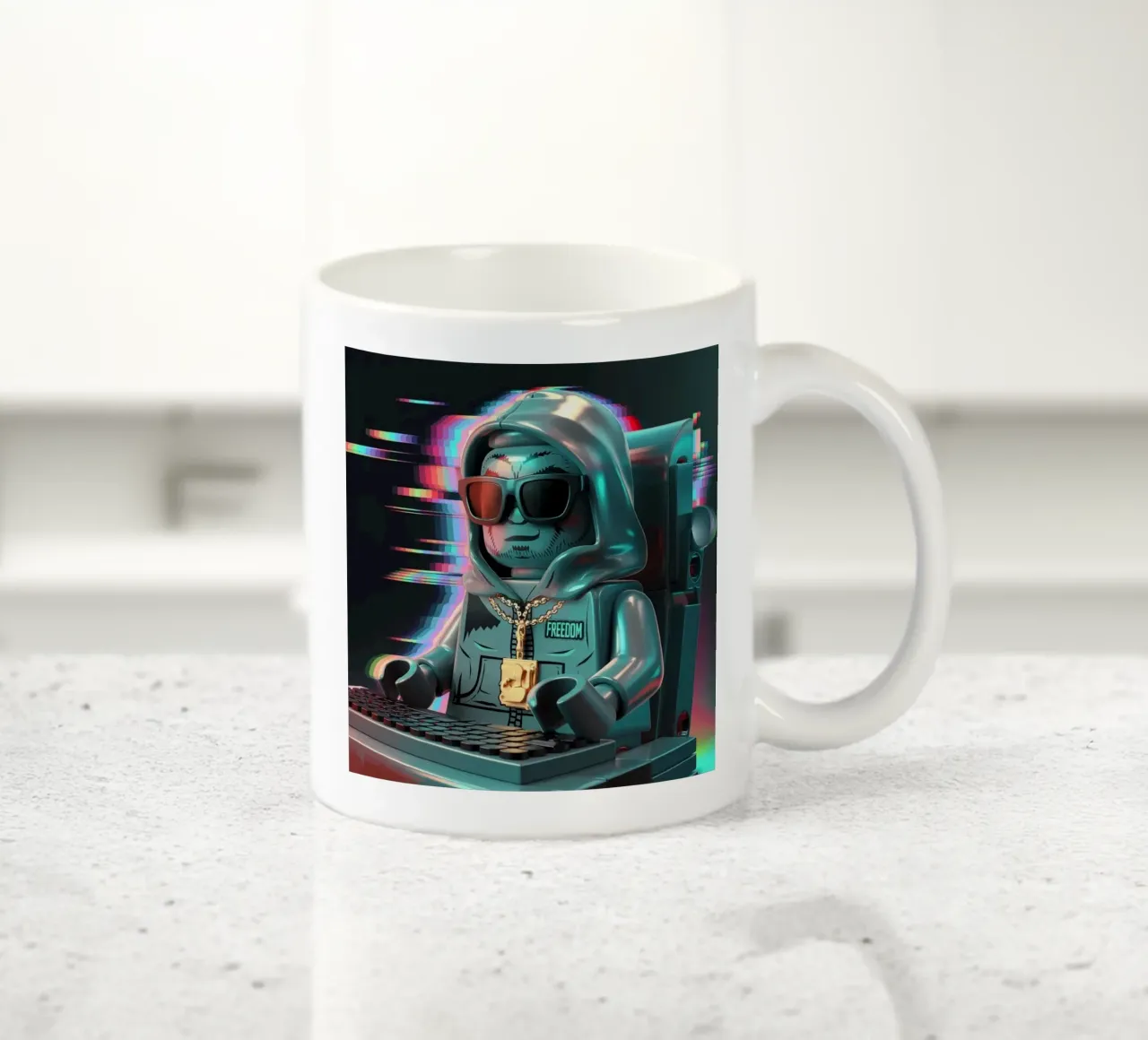 STILE DI VITA LEGO HACKER tazza in ceramica da dinem