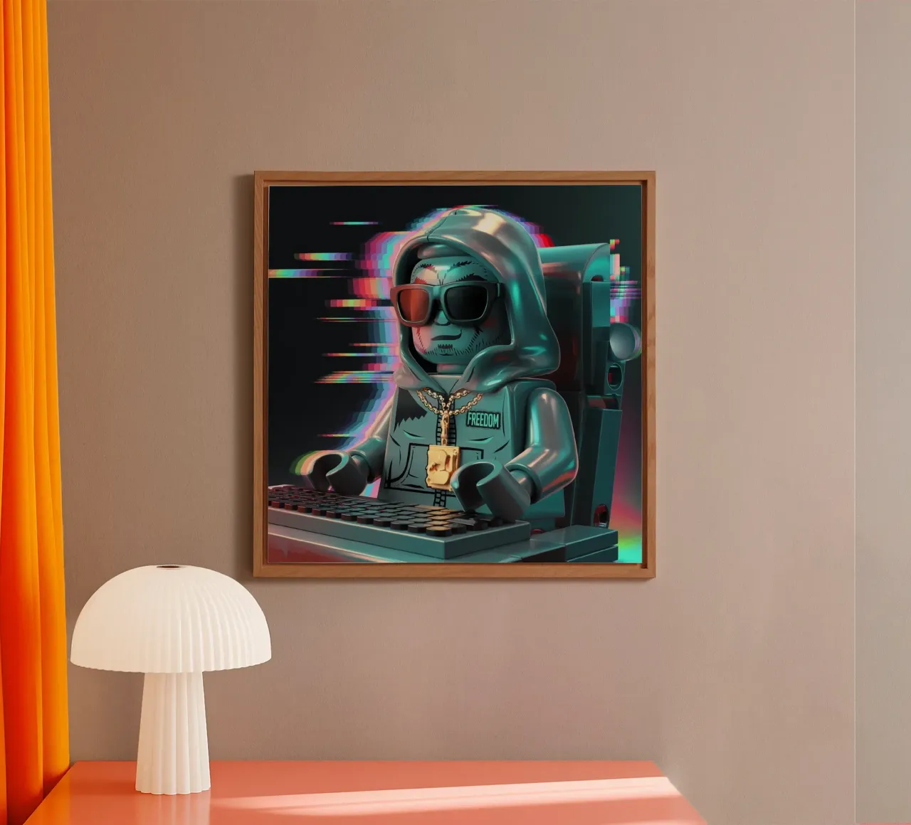 STILE DI VITA LEGO HACKER alluminio dibond da dinem