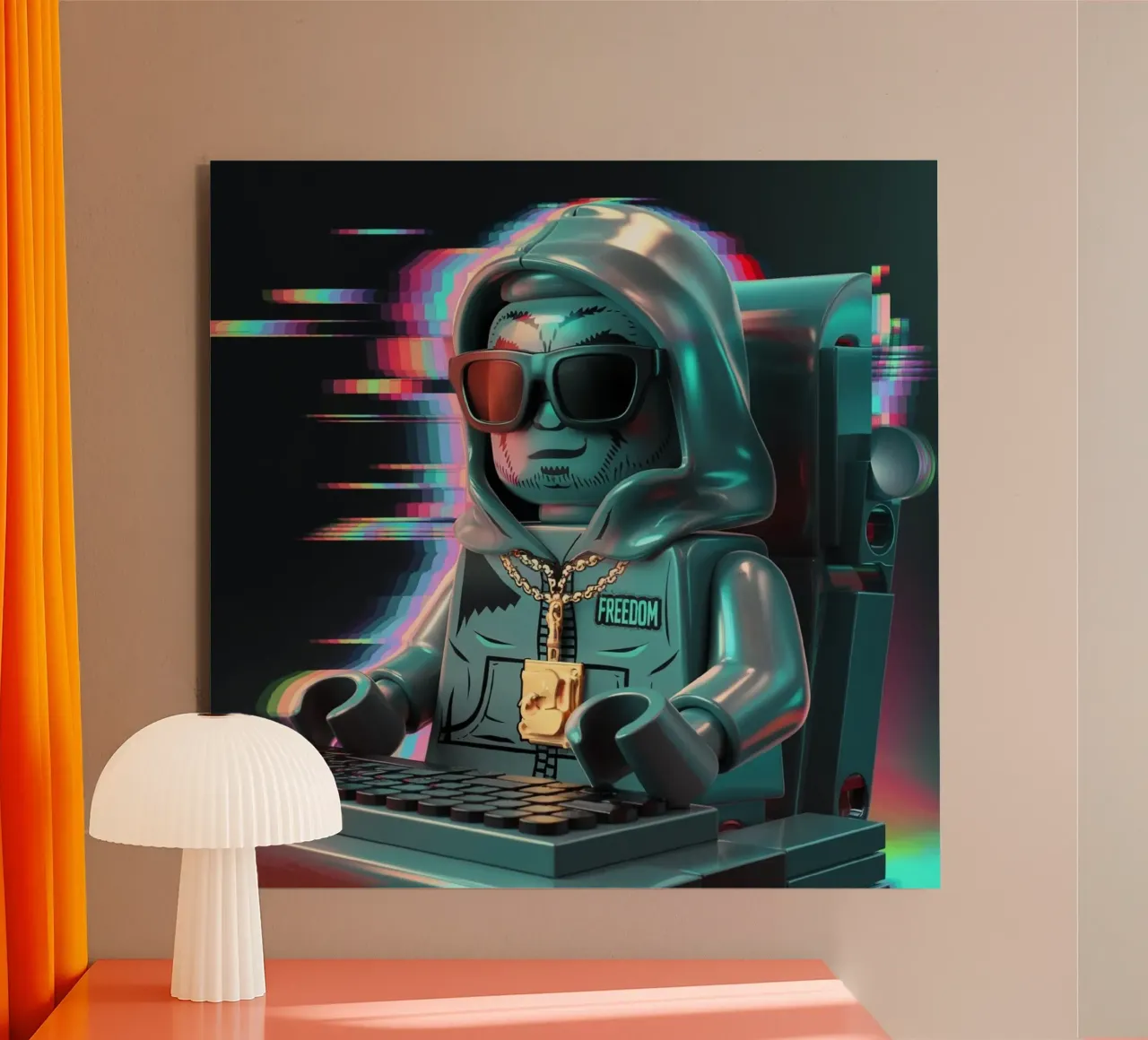 STILE DI VITA LEGO HACKER alluminio dibond da dinem