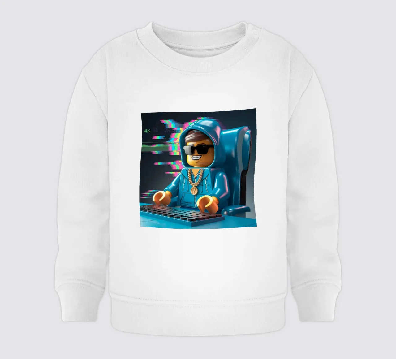 LEGO HACKER LIFESTYLE COOL felpa neonato da dinem