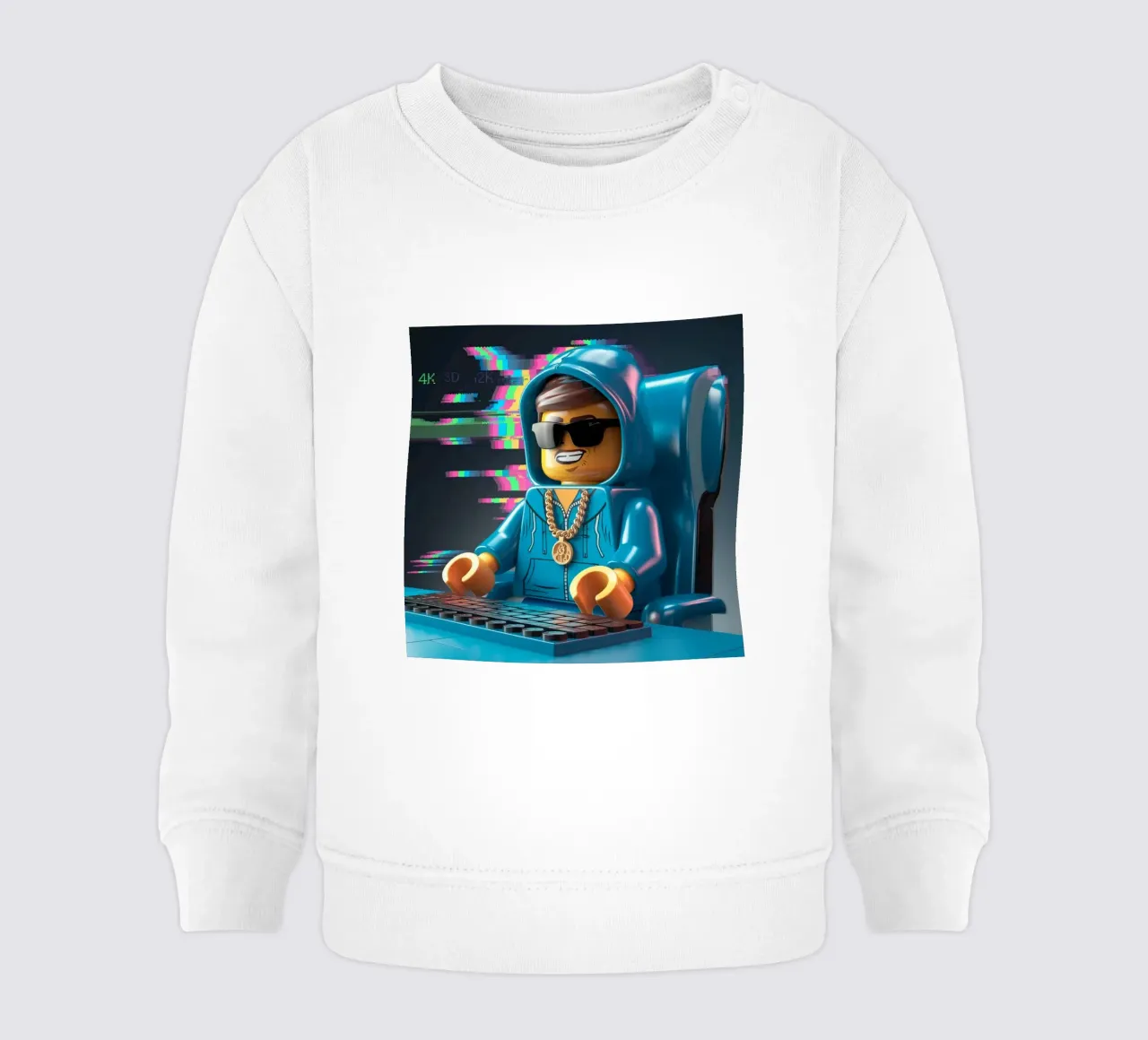 LEGO HACKER LIFESTYLE COOL felpa neonato da dinem