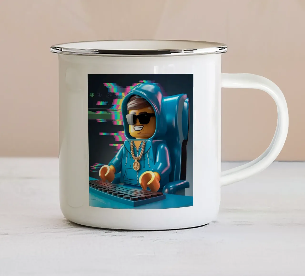 LEGO HACKER LIFESTYLE COOL tazza in smalto da dinem