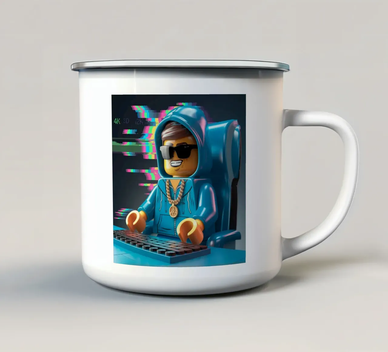 LEGO HACKER LIFESTYLE COOL tazza in smalto da dinem