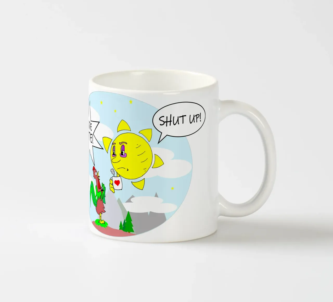 Odio le mattine tazza in ceramica da sillyindustries