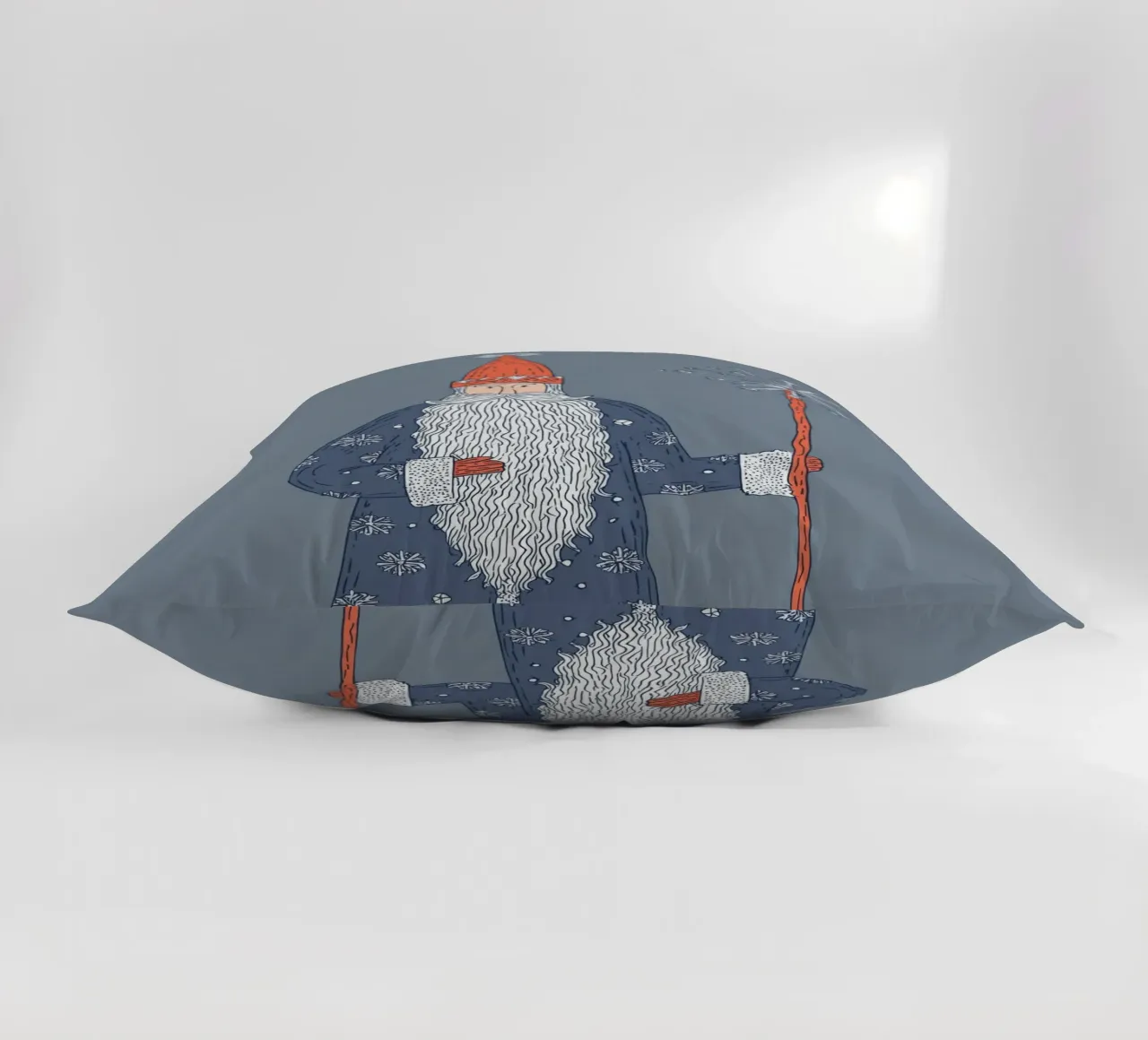 Ded Moroz No. 2 - Väterchen Frost cuscino da Daschart