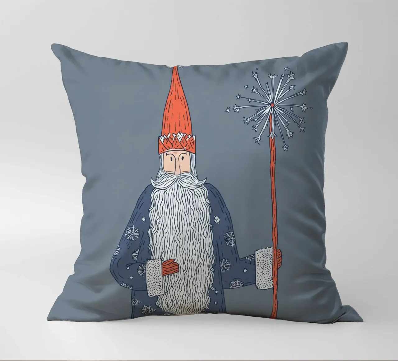 Ded Moroz No. 2 - Väterchen Frost cuscino da Daschart