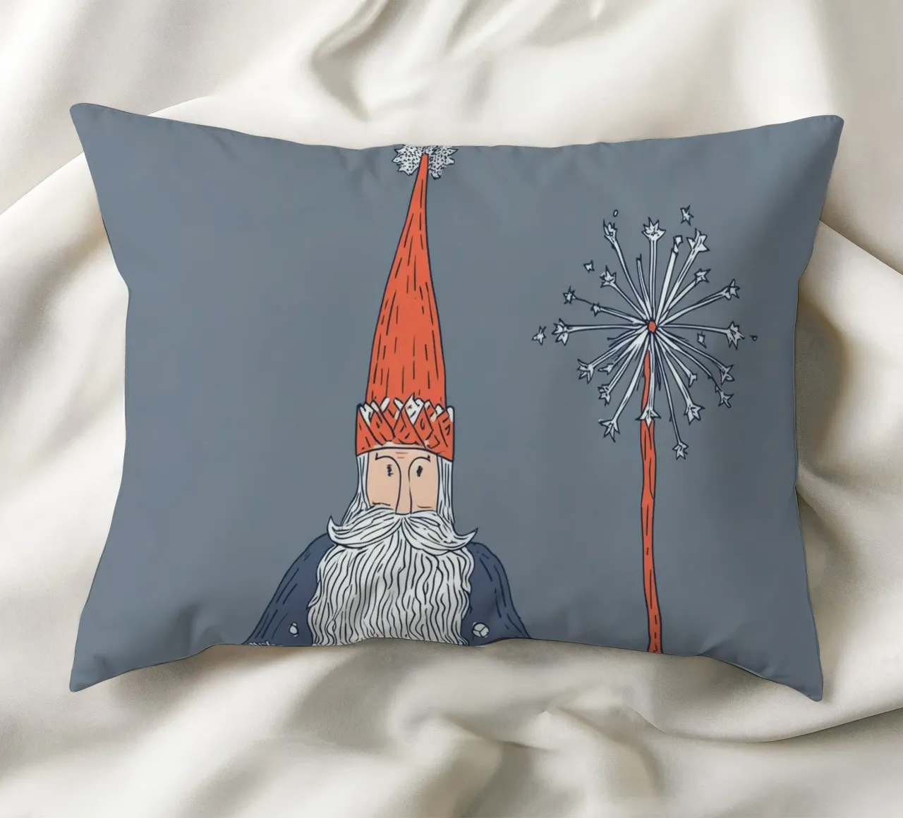 Ded Moroz No. 2 - Väterchen Frost cuscino da Daschart