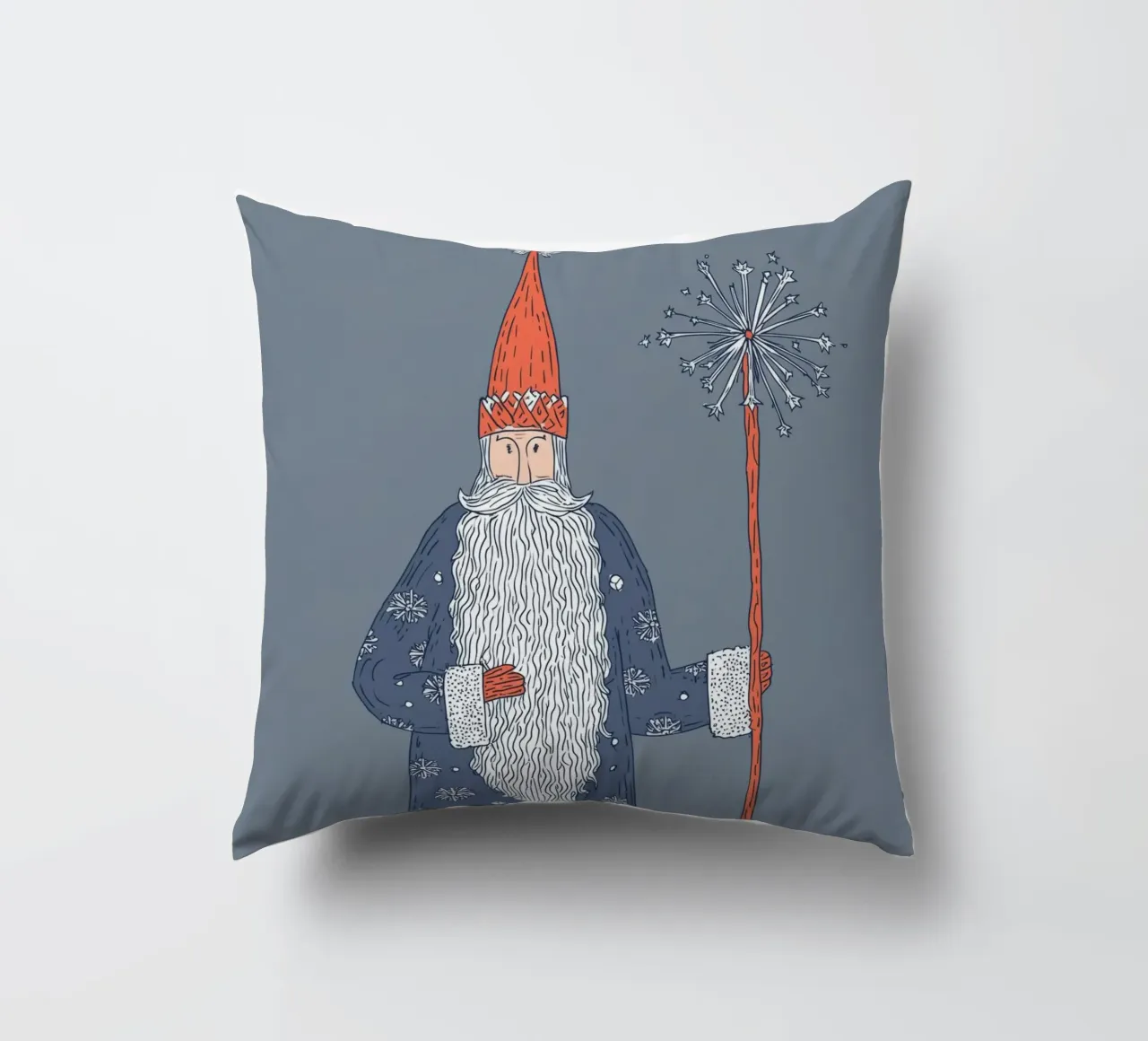 Ded Moroz No. 2 - Väterchen Frost cuscino da Daschart