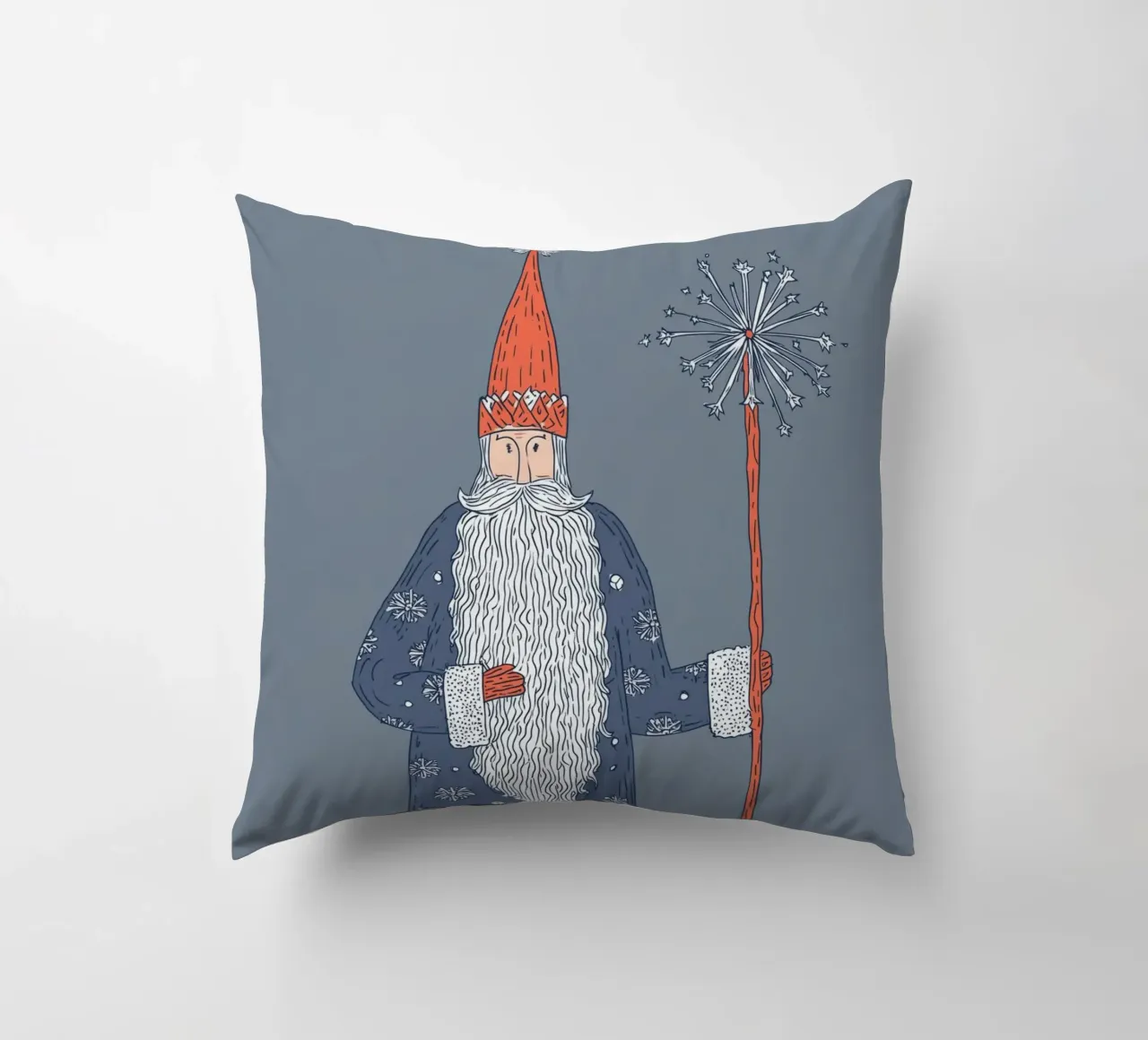 Ded Moroz No. 2 - Väterchen Frost cuscino da Daschart