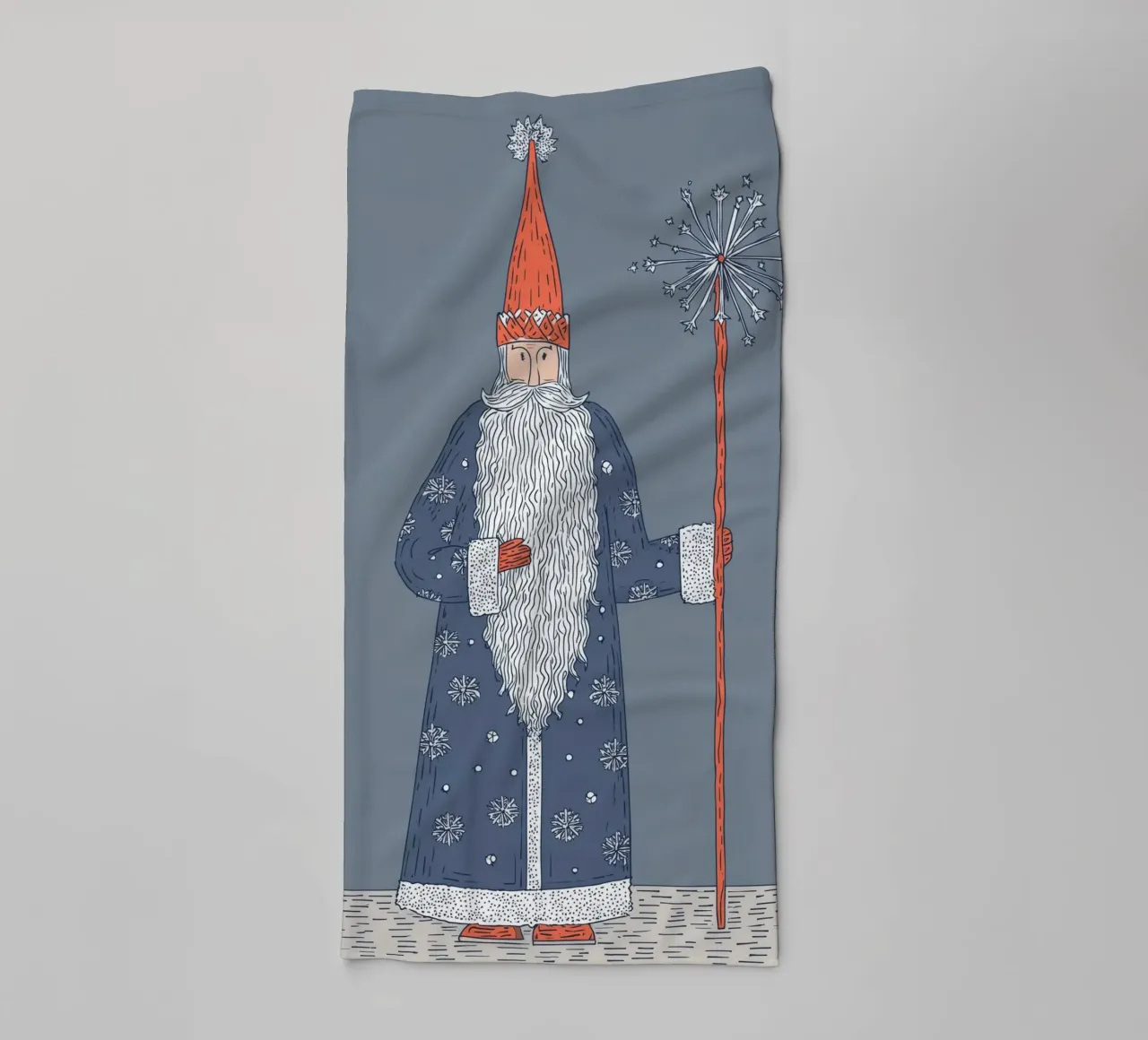 Ded Moroz No. 2 - Väterchen Frost asciugamano da bagno da Daschart