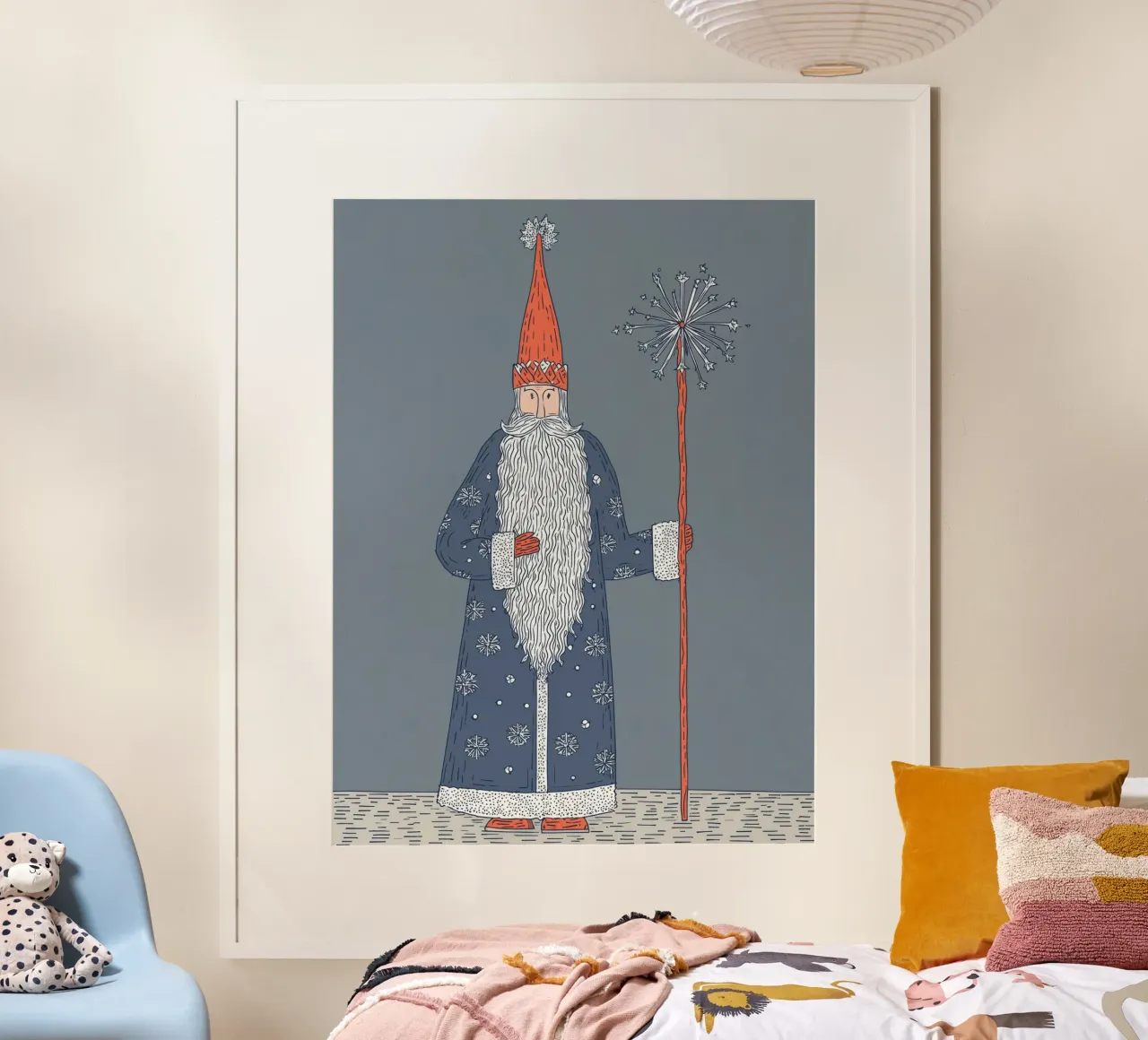 Ded Moroz No. 2 - Väterchen Frost carta hahnemühle da Daschart