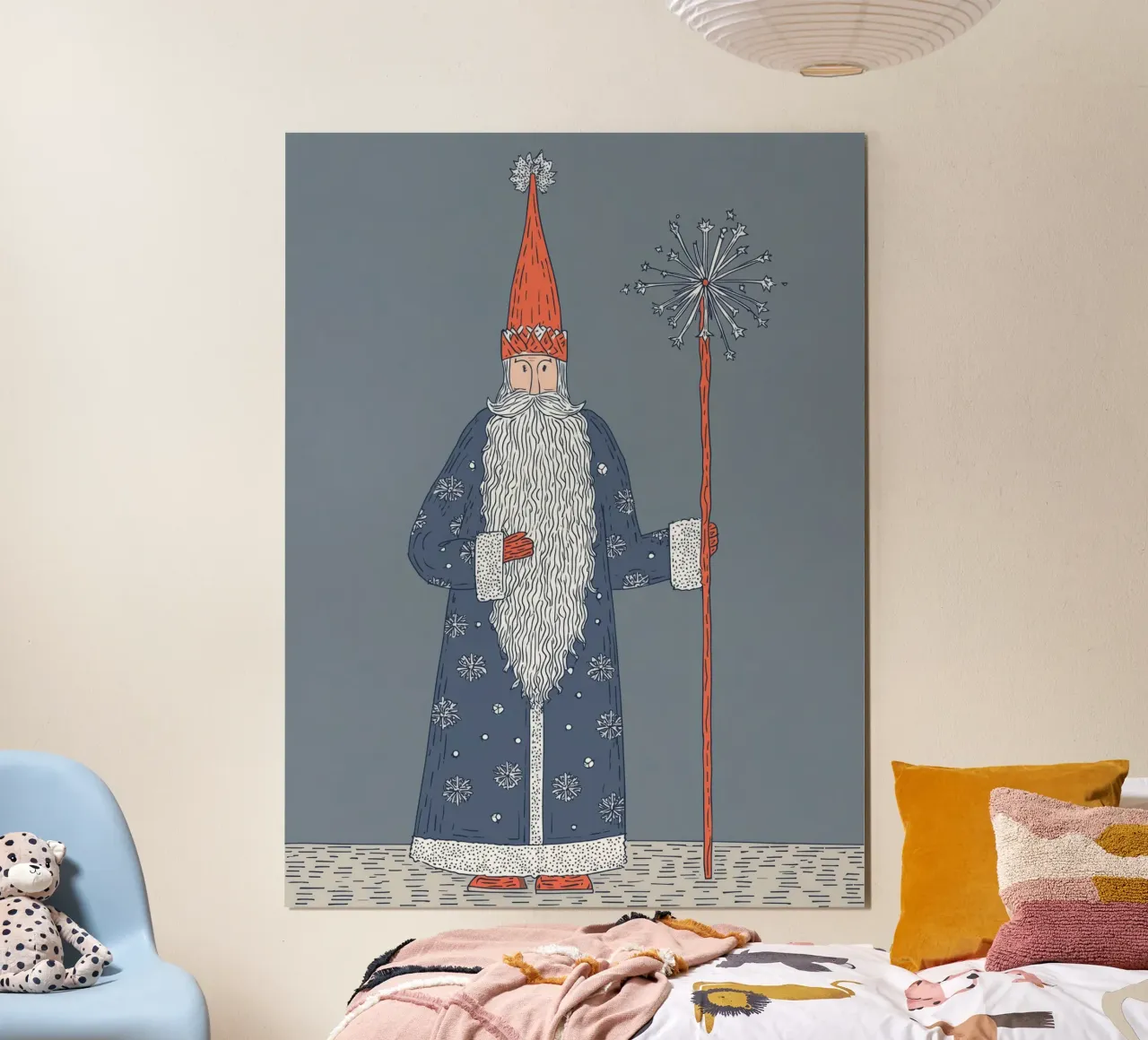 Ded Moroz No. 2 - Väterchen Frost carta hahnemühle da Daschart