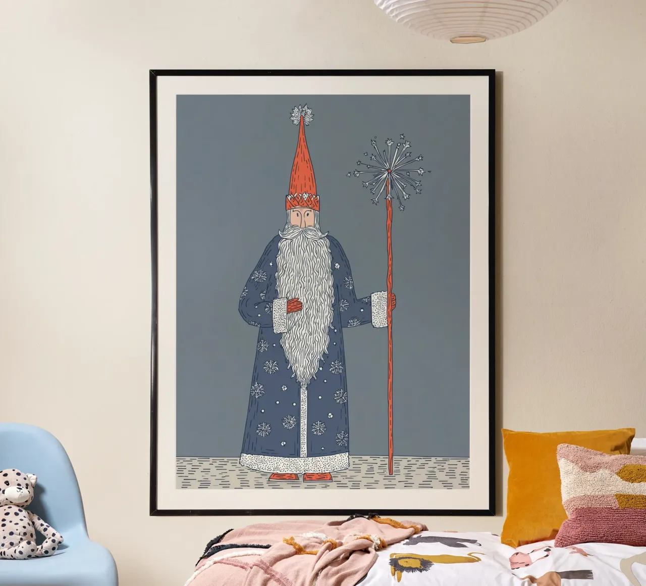 Ded Moroz No. 2 - Väterchen Frost carta hahnemühle da Daschart