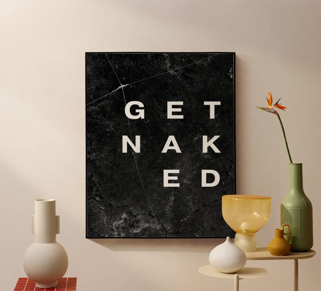 GET NAKED plexiglass da BAWA