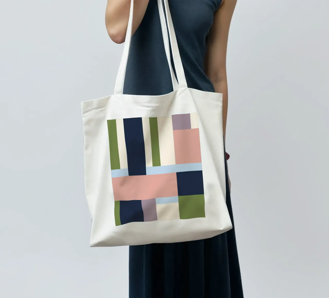 Building Blocks Pattern Jutebeutel von Studio Esther Zobel