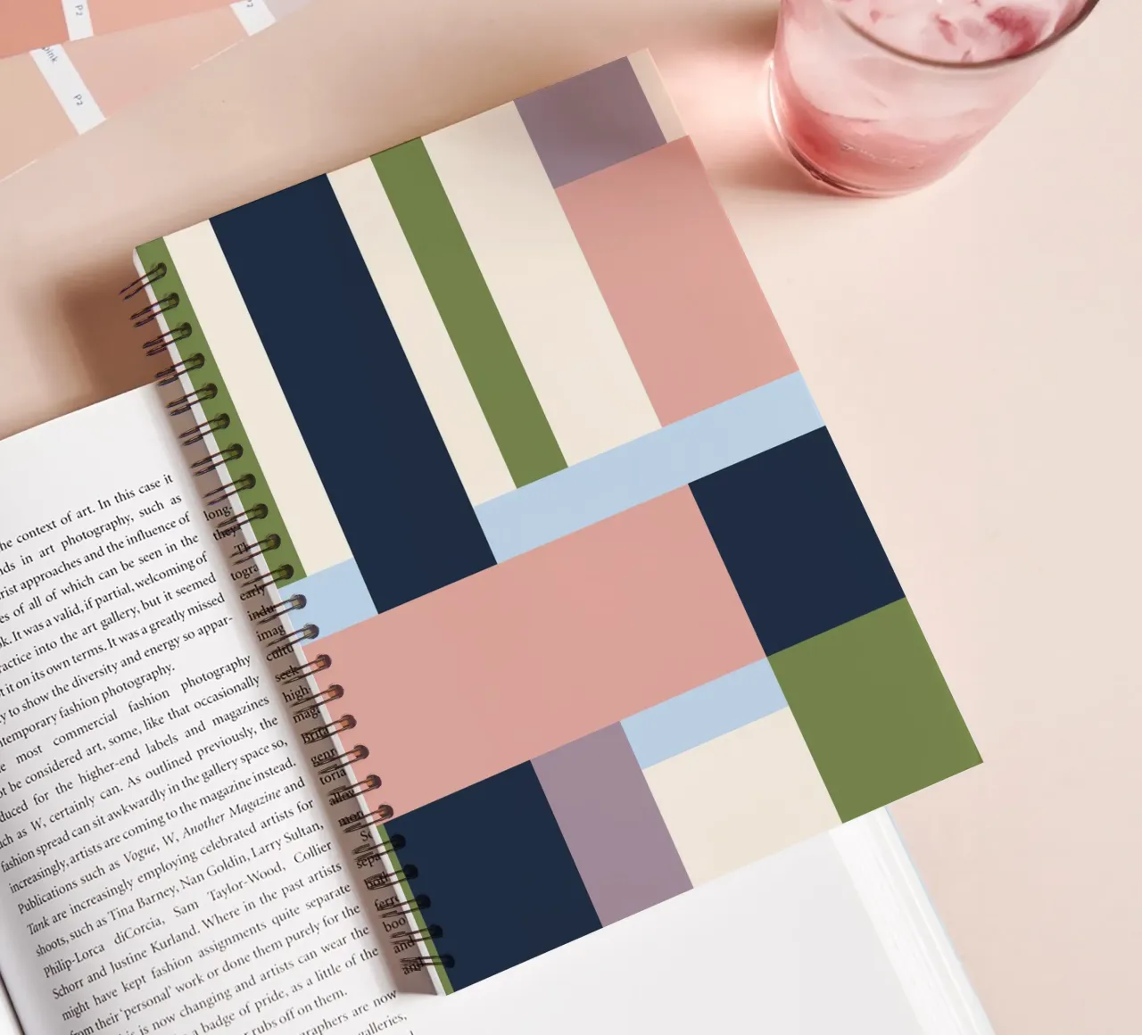 Building Blocks Pattern carnet à spirale de Studio Esther Zobel