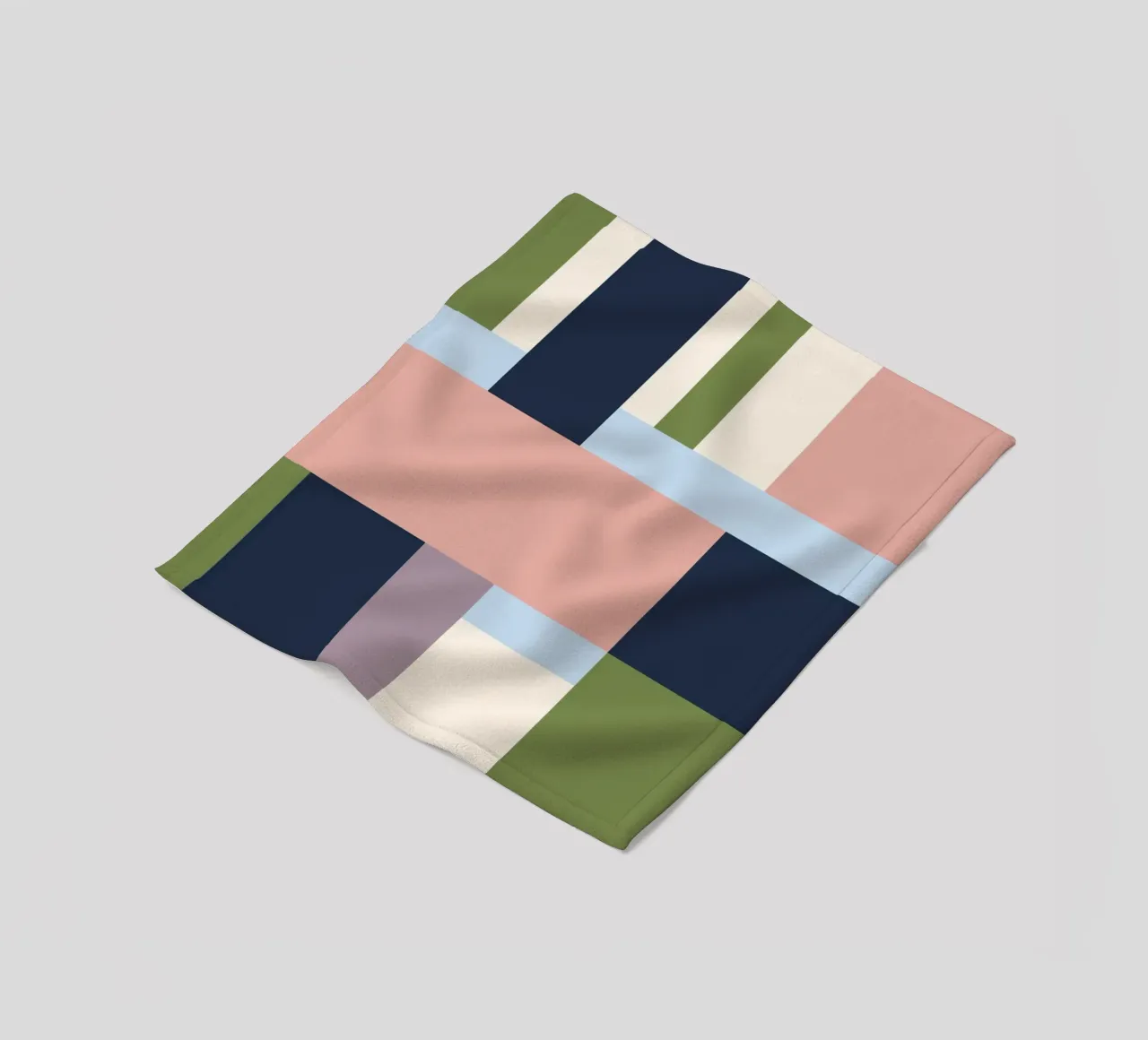 Building Blocks Pattern fleece blanket by Studio Esther Zobel