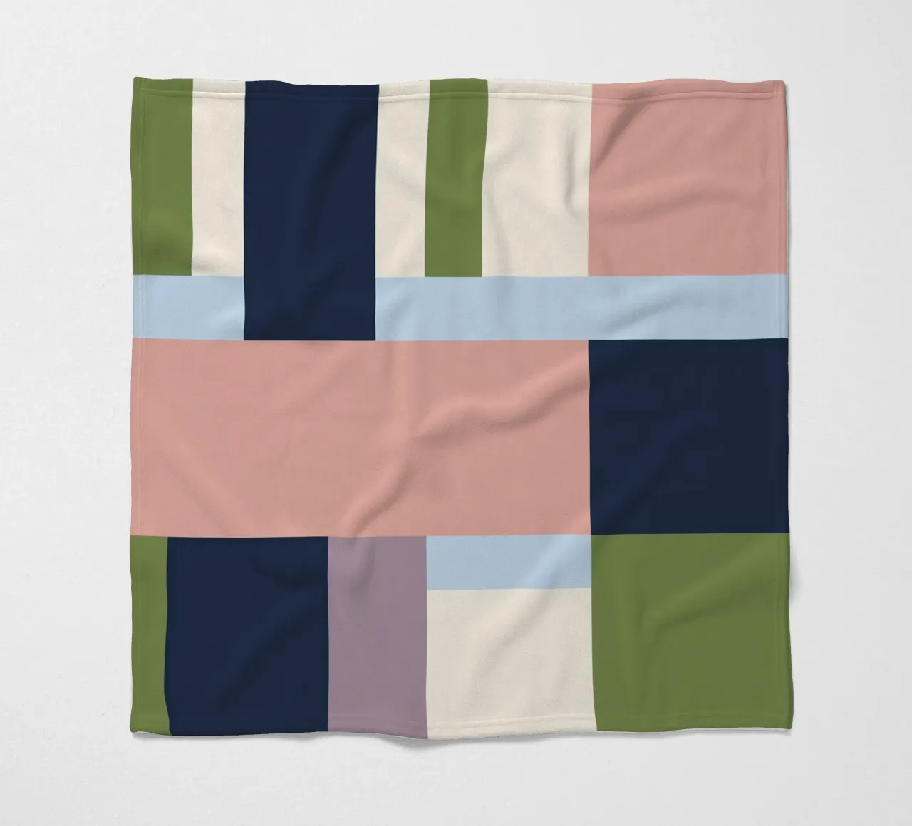 Building Blocks Pattern fleece blanket by Studio Esther Zobel
