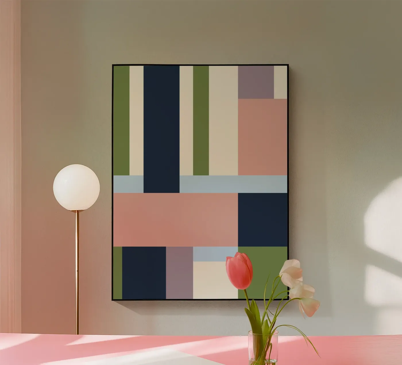 Bauhaus Block Pattern 2 plexiglas de Studio Esther Zobel